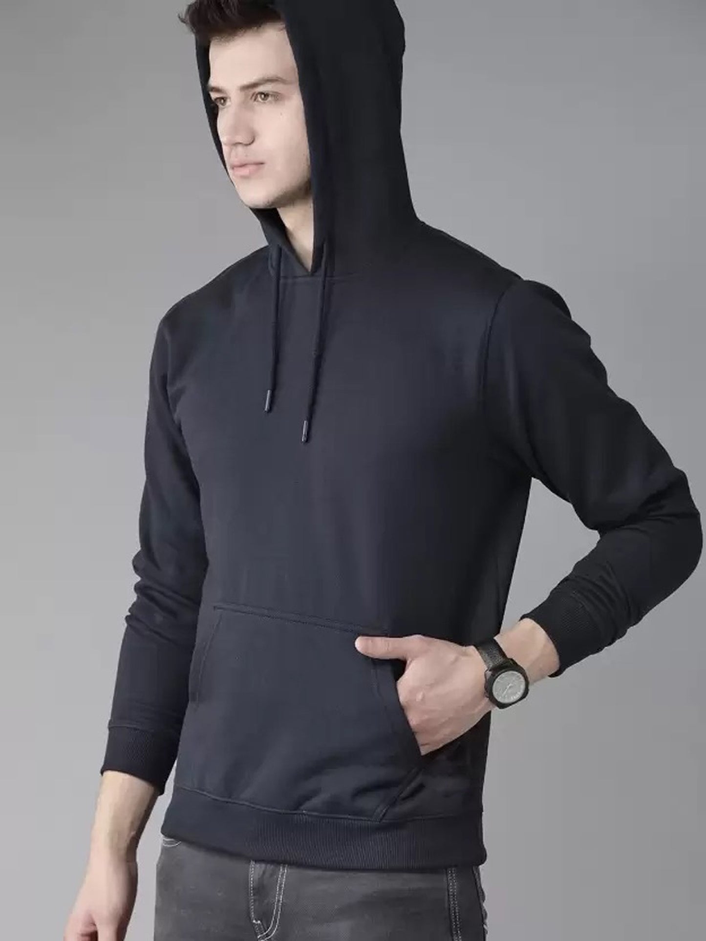 Full Sleeve Solid Sweatshirt