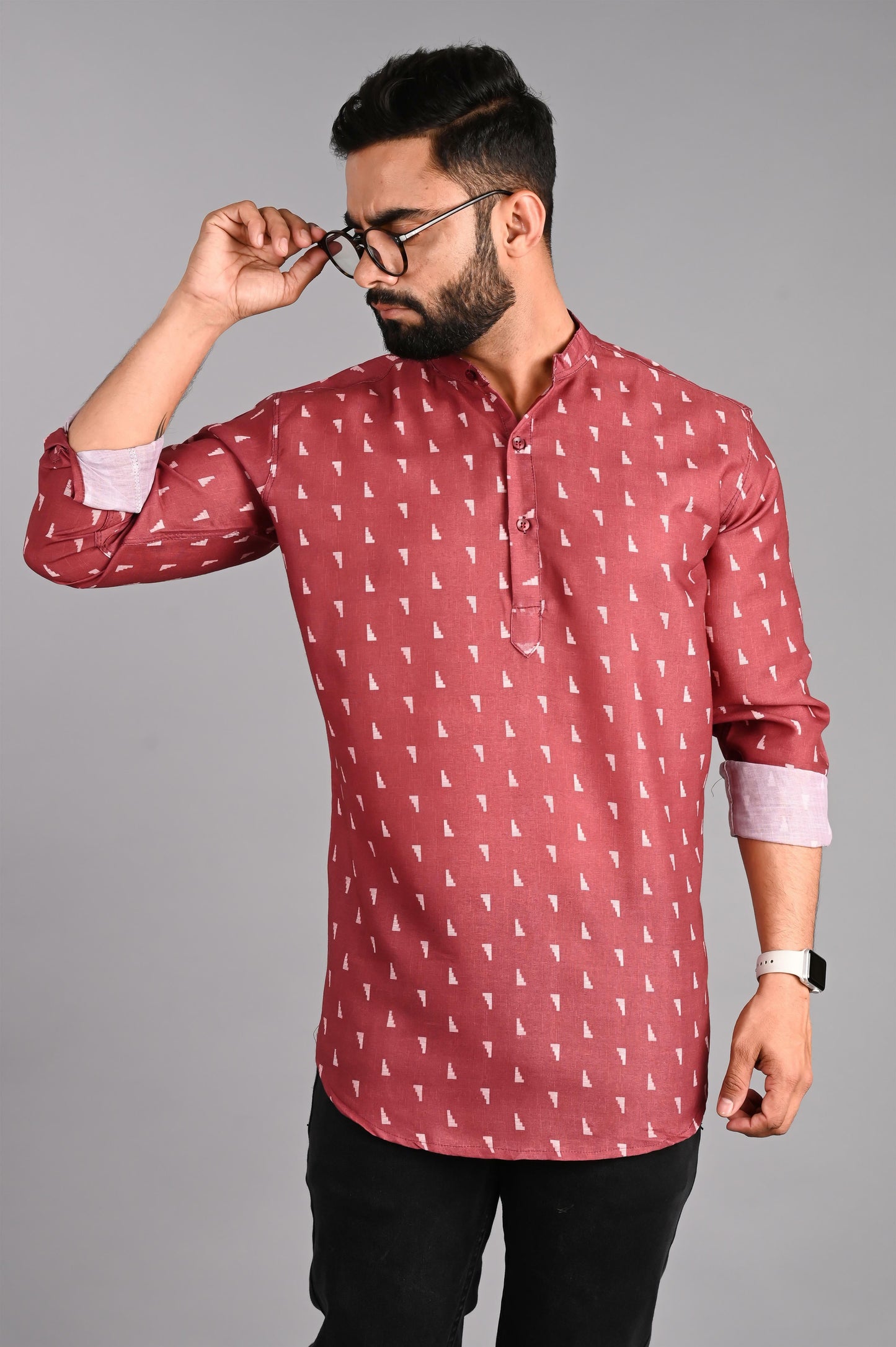 Printed Straight Kurta Shirt