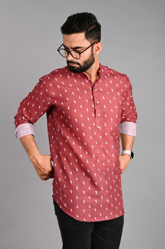 Printed Straight Kurta Shirt