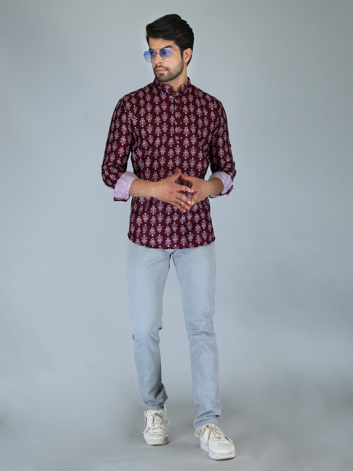 Printed Straight Kurta Shirt