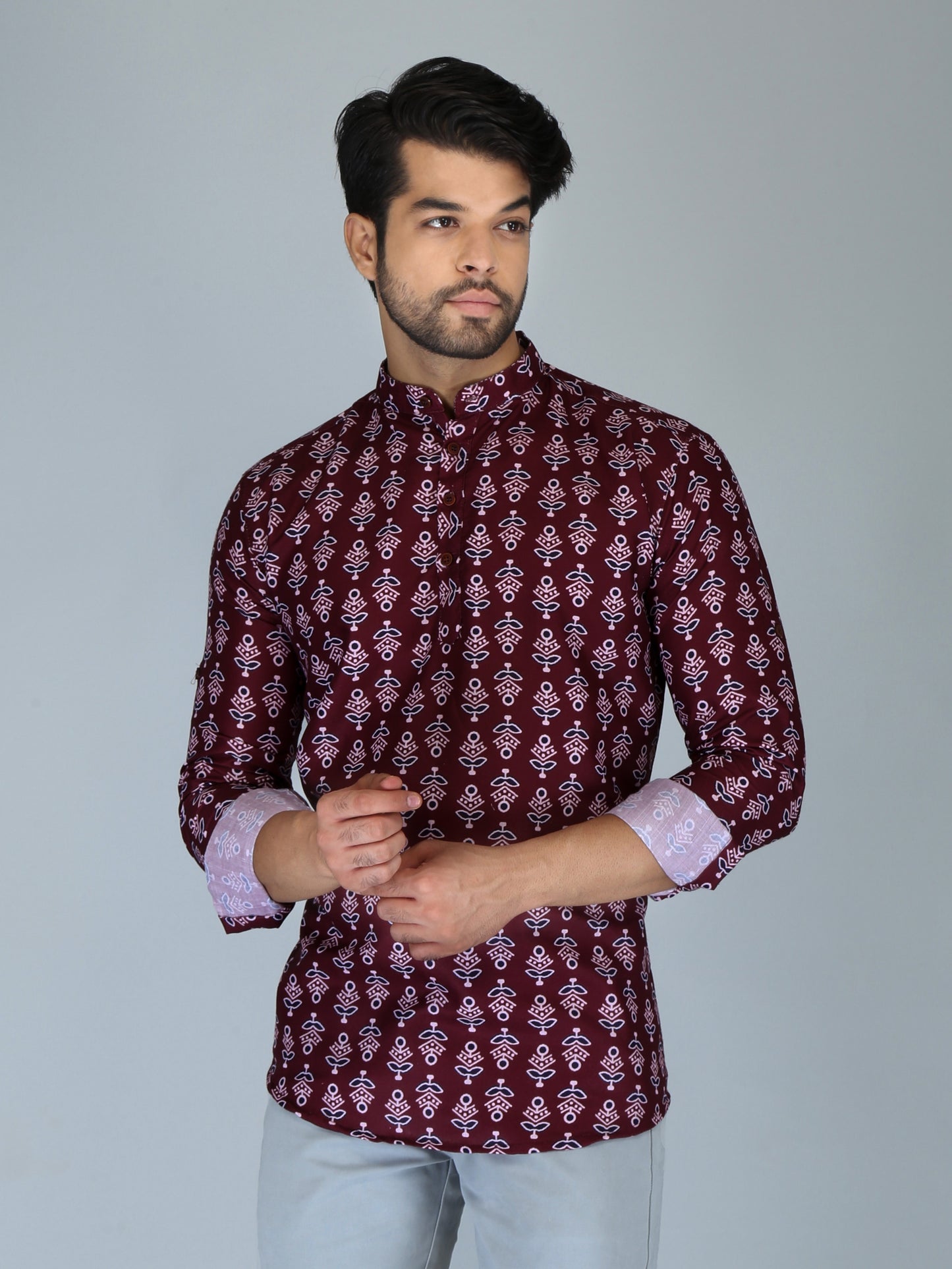 Printed Straight Kurta Shirt