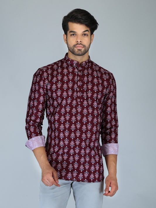 Printed Straight Kurta Shirt
