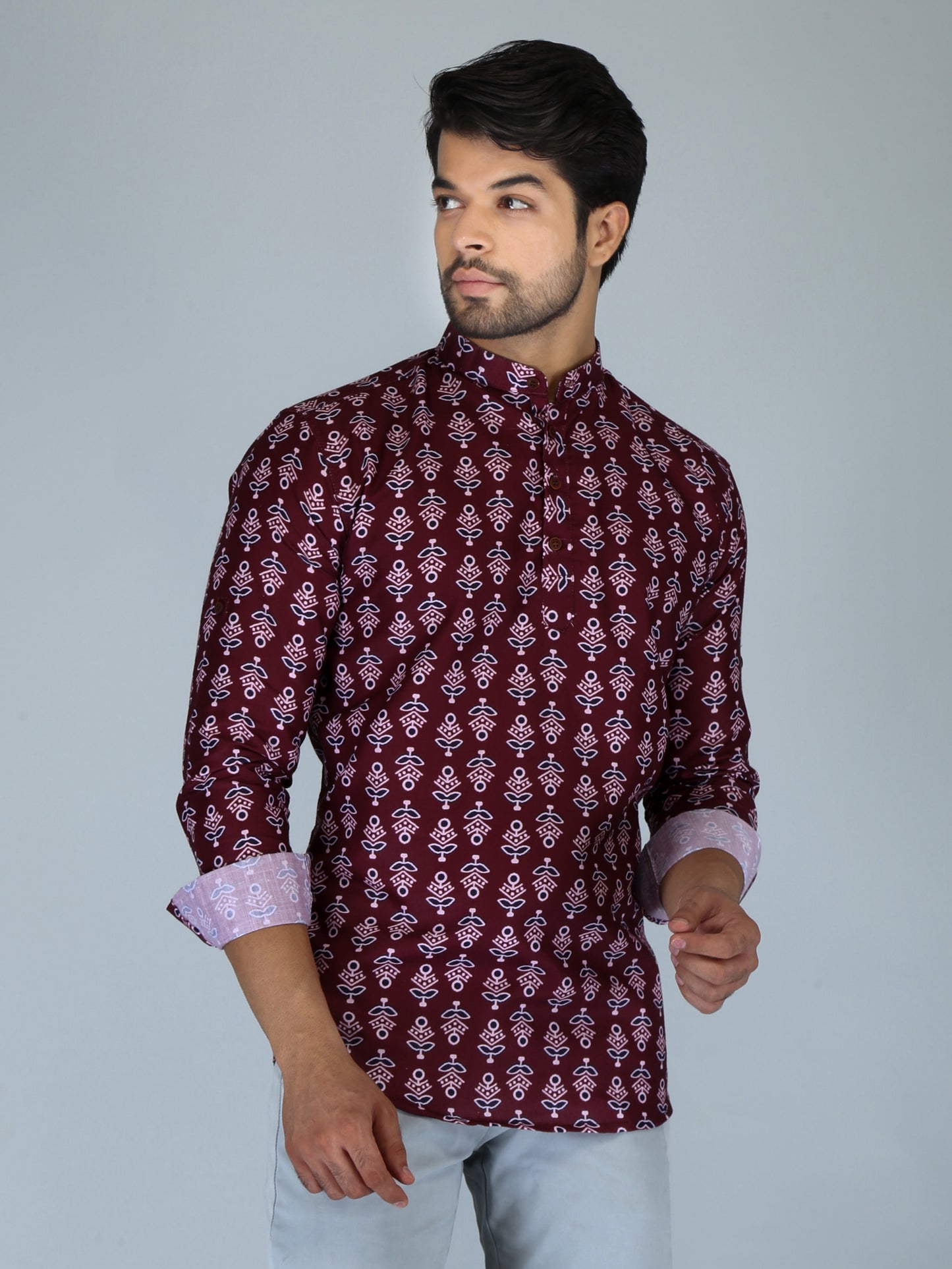 Printed Straight Kurta Shirt