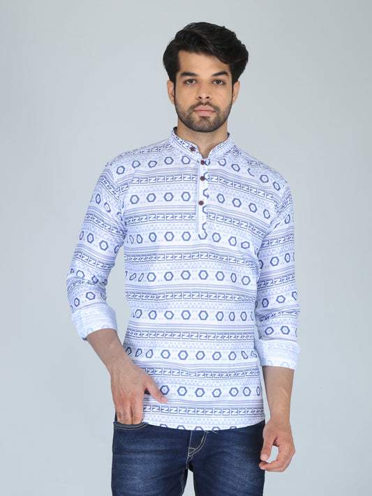 Printed Straight Kurta Shirt