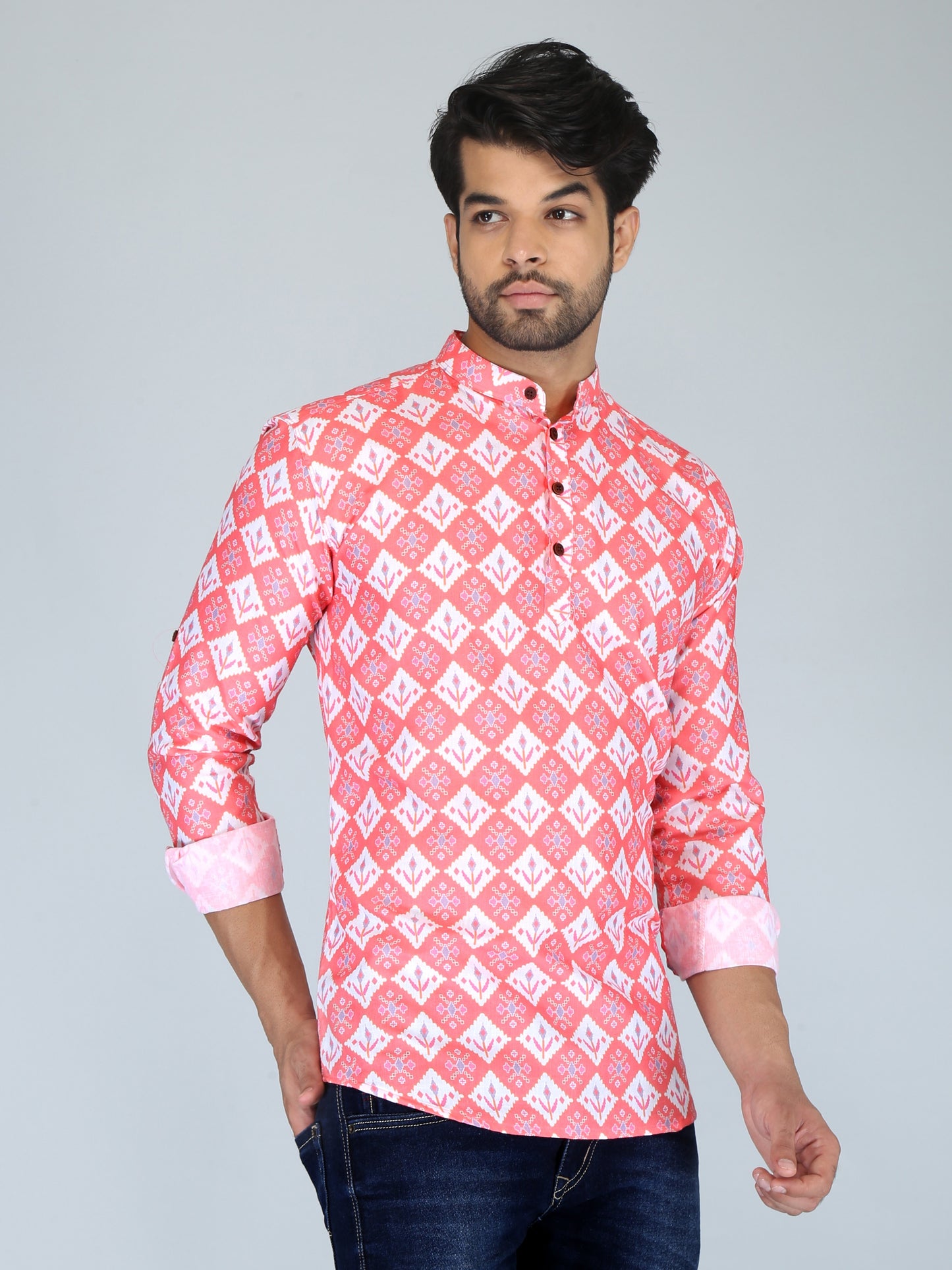 Printed Straight Kurta Shirt