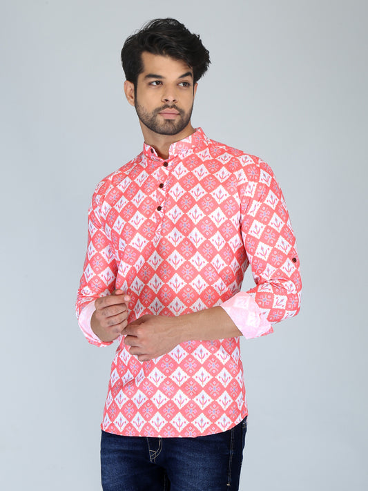 Printed Straight Kurta Shirt
