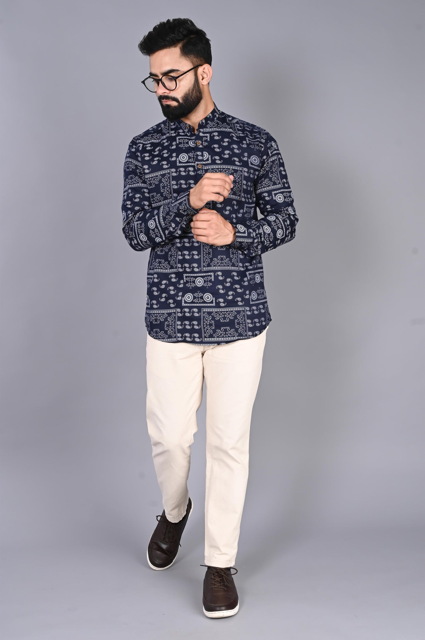 Printed Straight Kurta Shirt