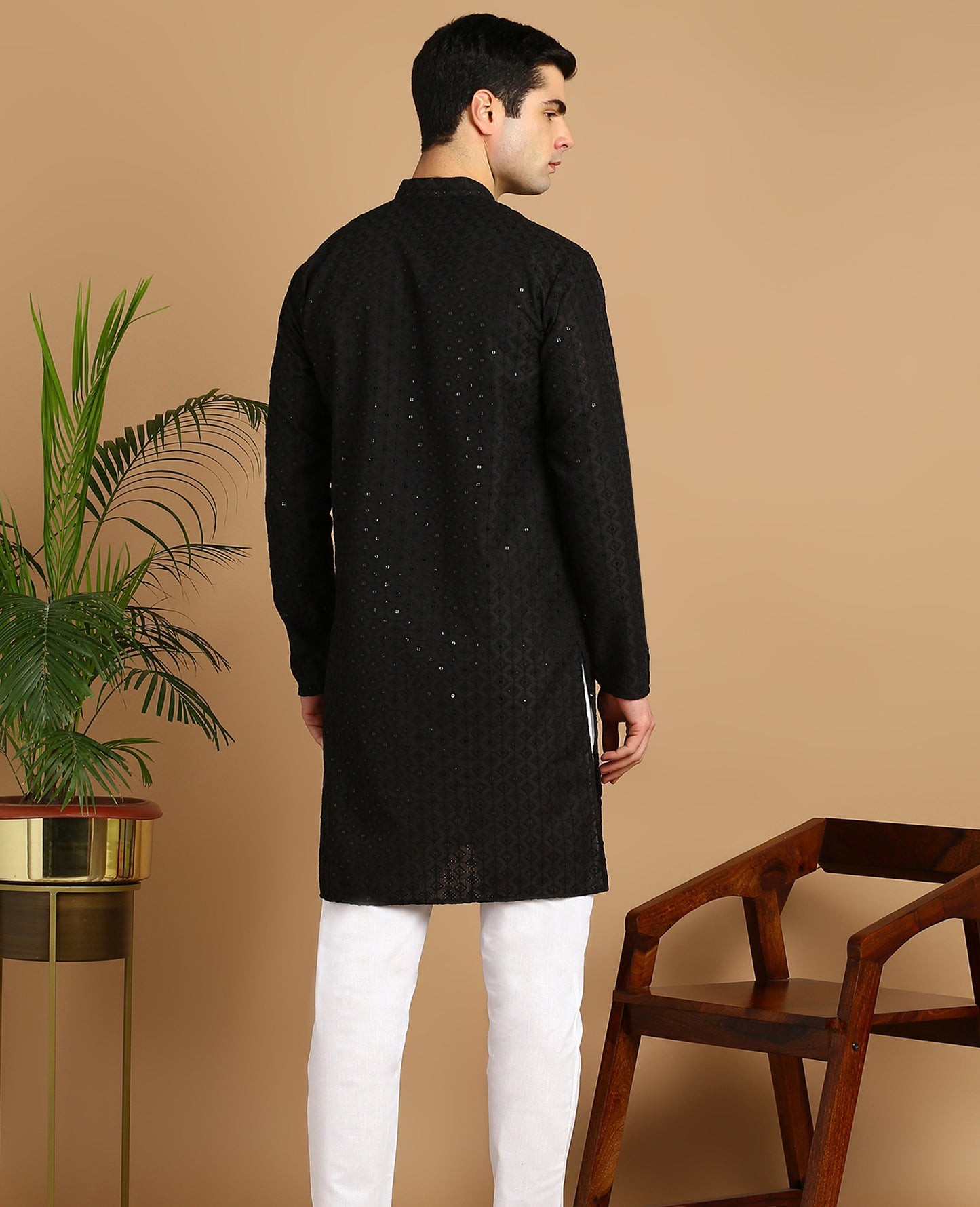 Embroidered Straight Kurta