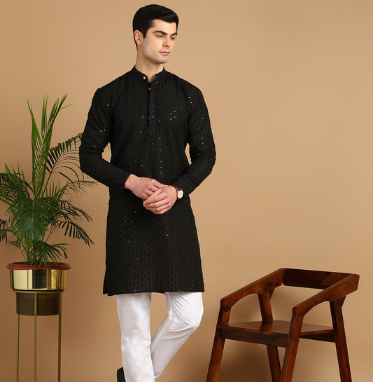 Embroidered Straight Kurta