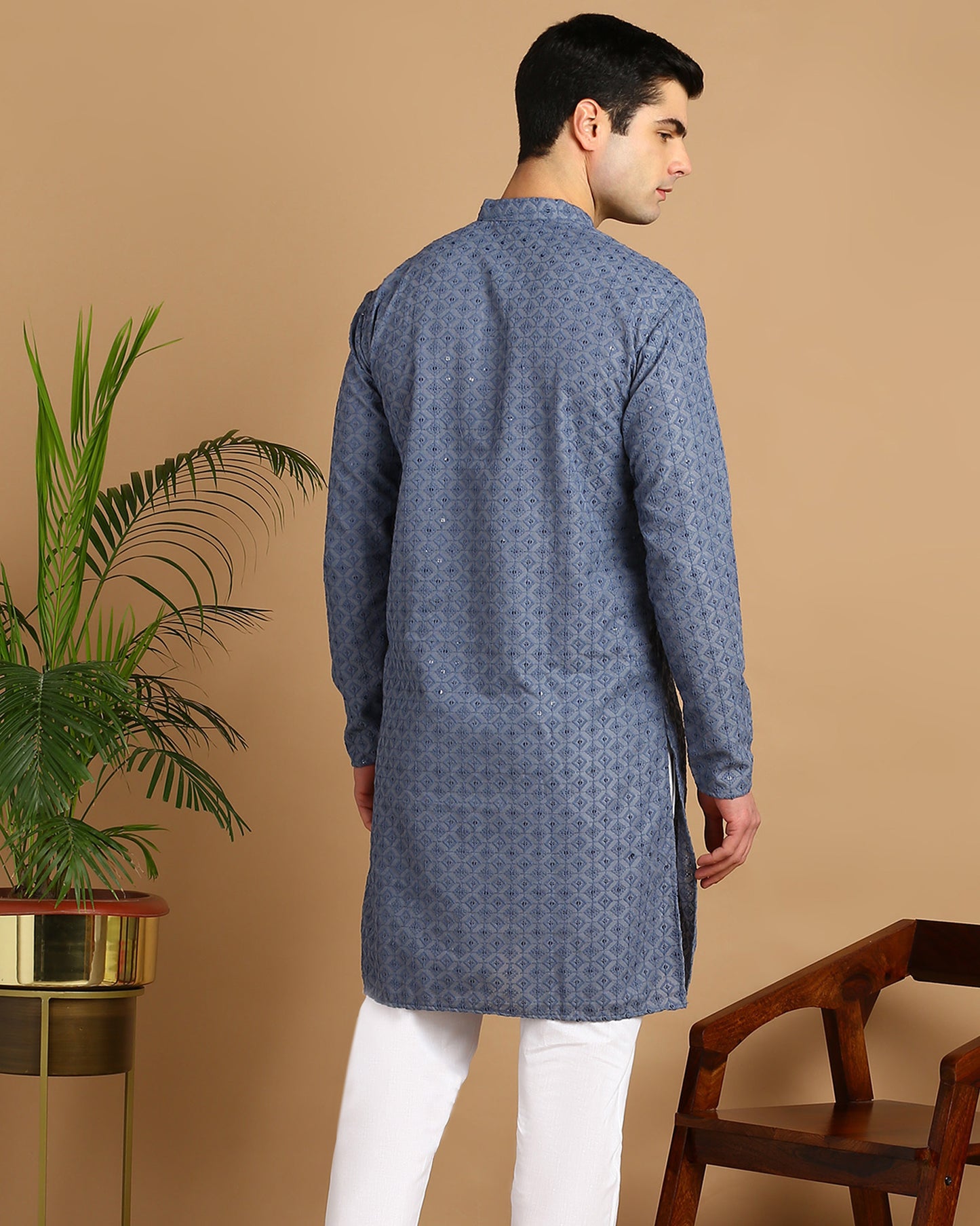 Embroidered Straight Kurta