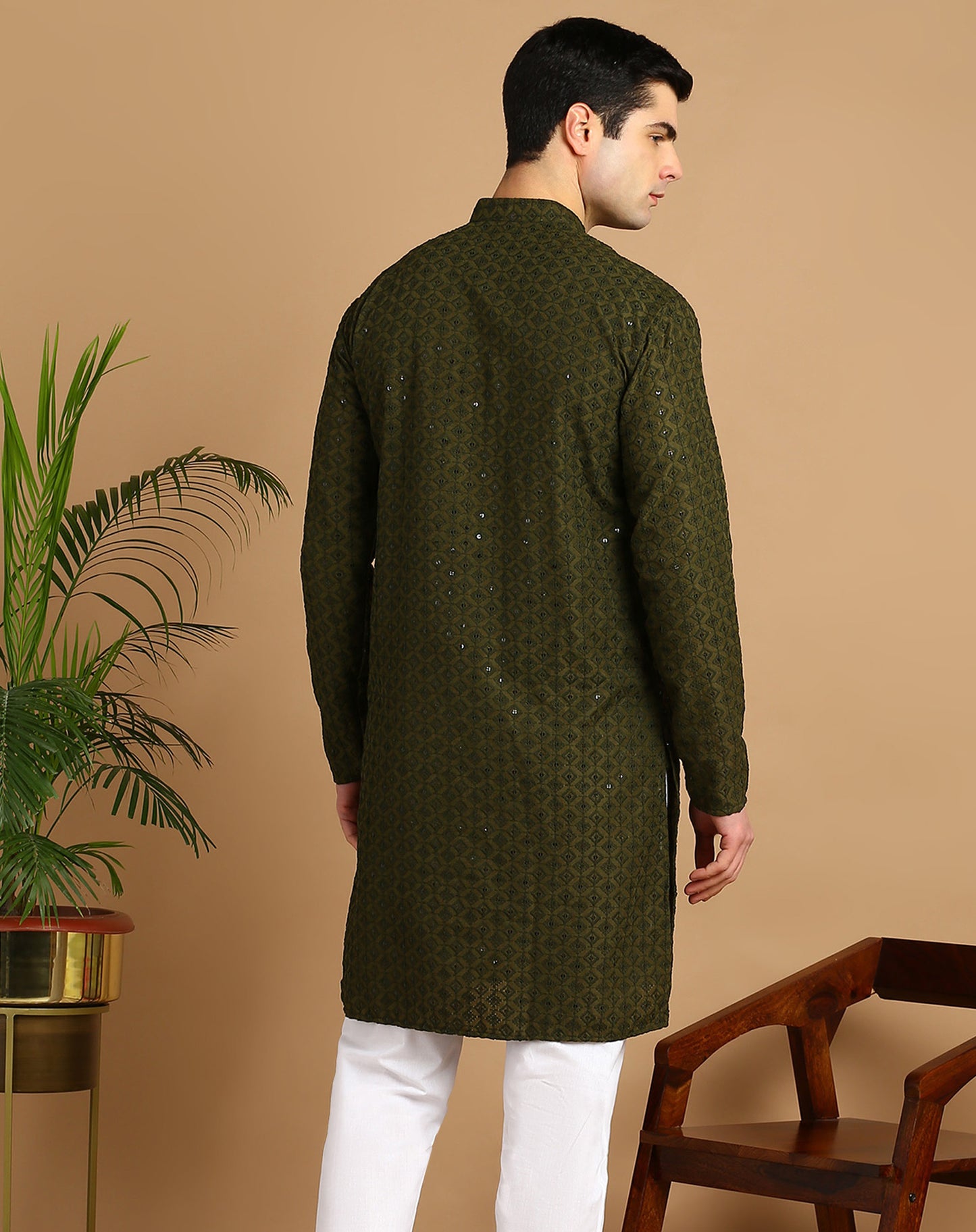 Embroidered Straight Kurta
