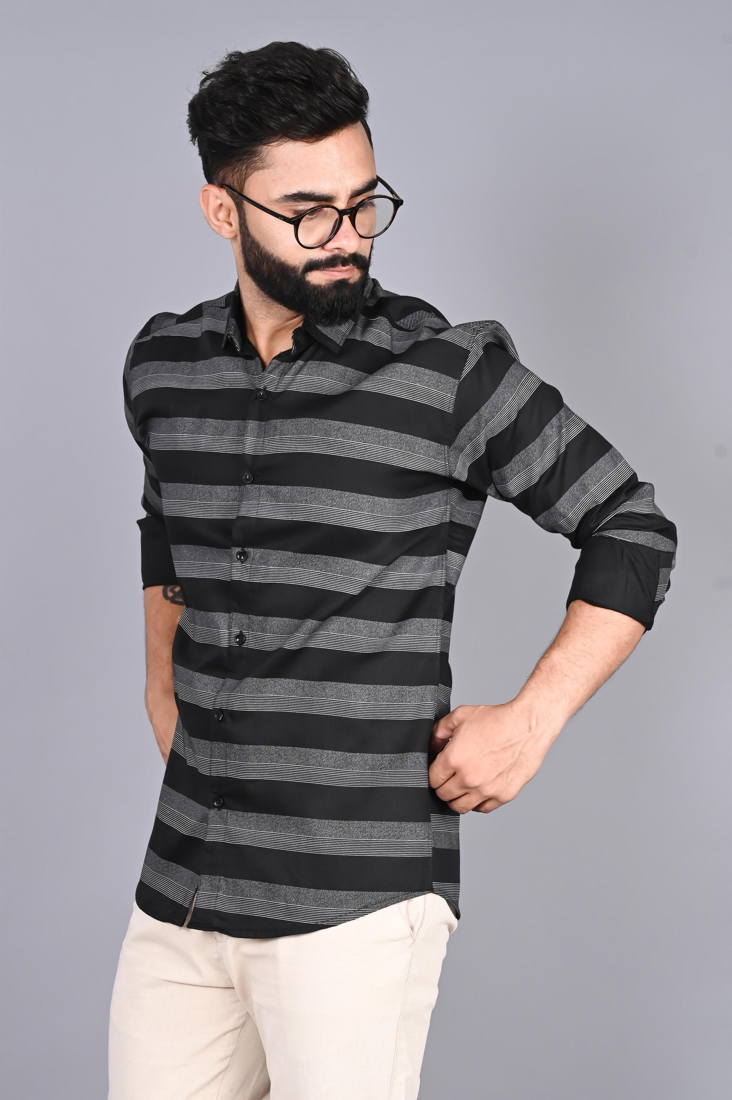 Striped Casual Shirt