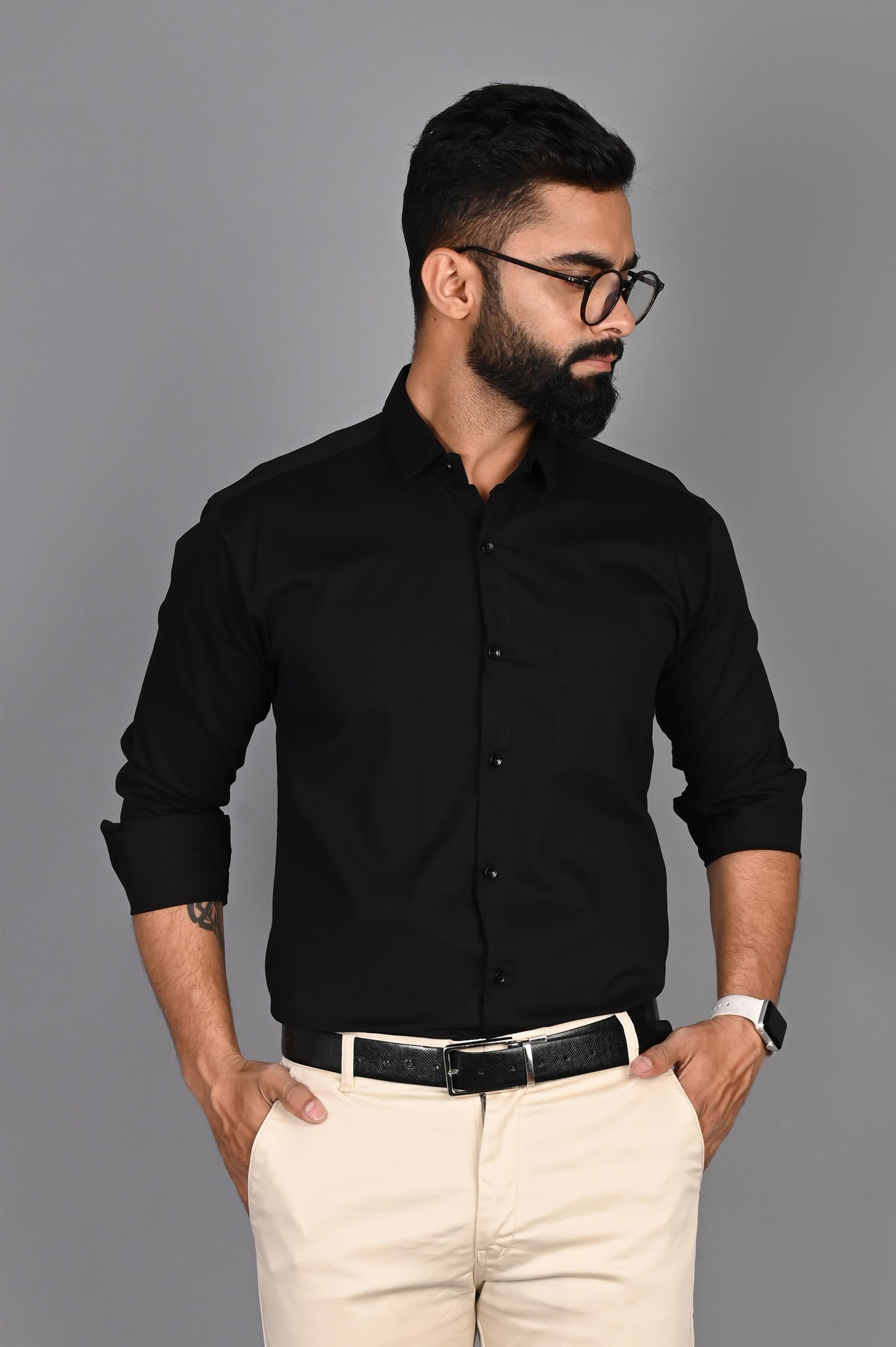 Men Solid Casual Multicolor Shirt