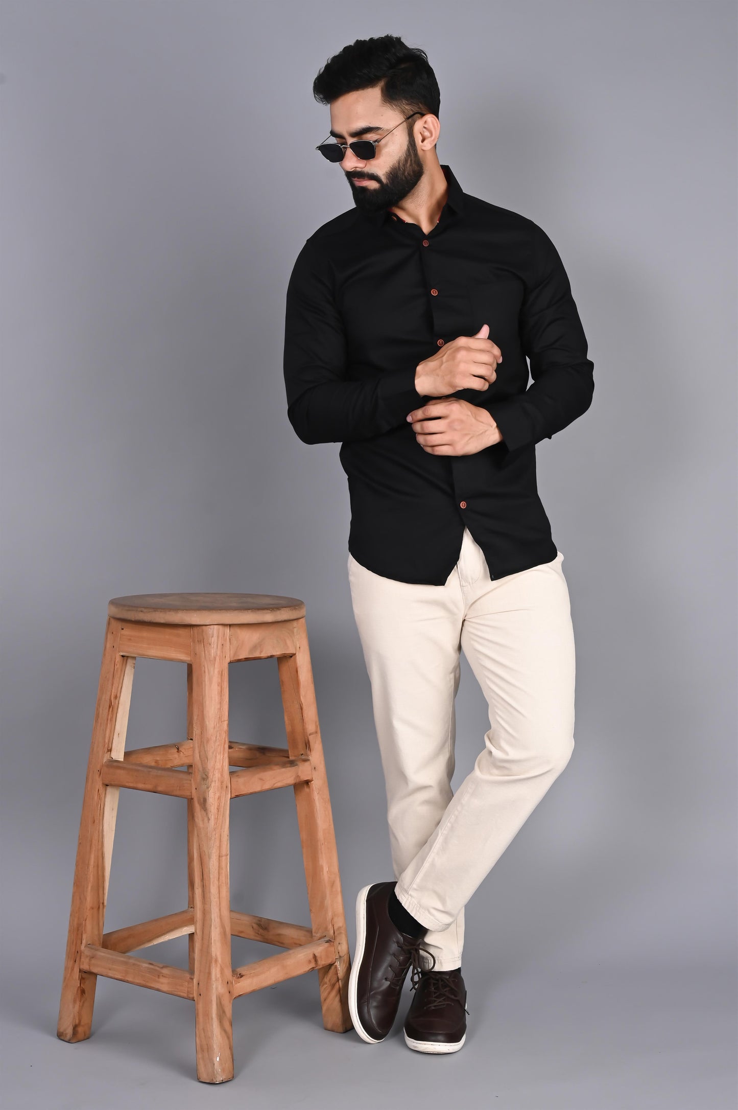 Men Striped Casual Shirt