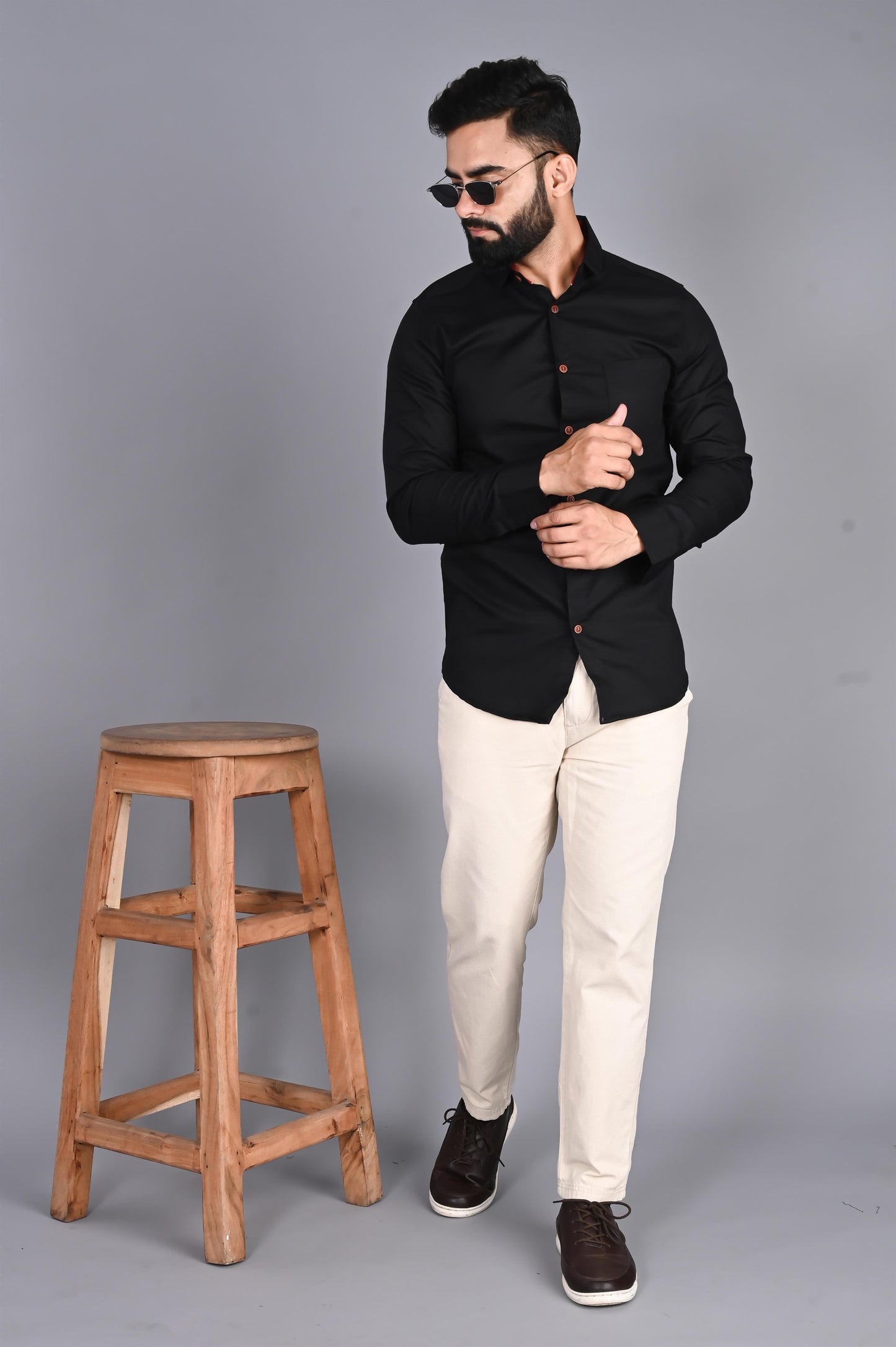 Men Striped Casual Shirt