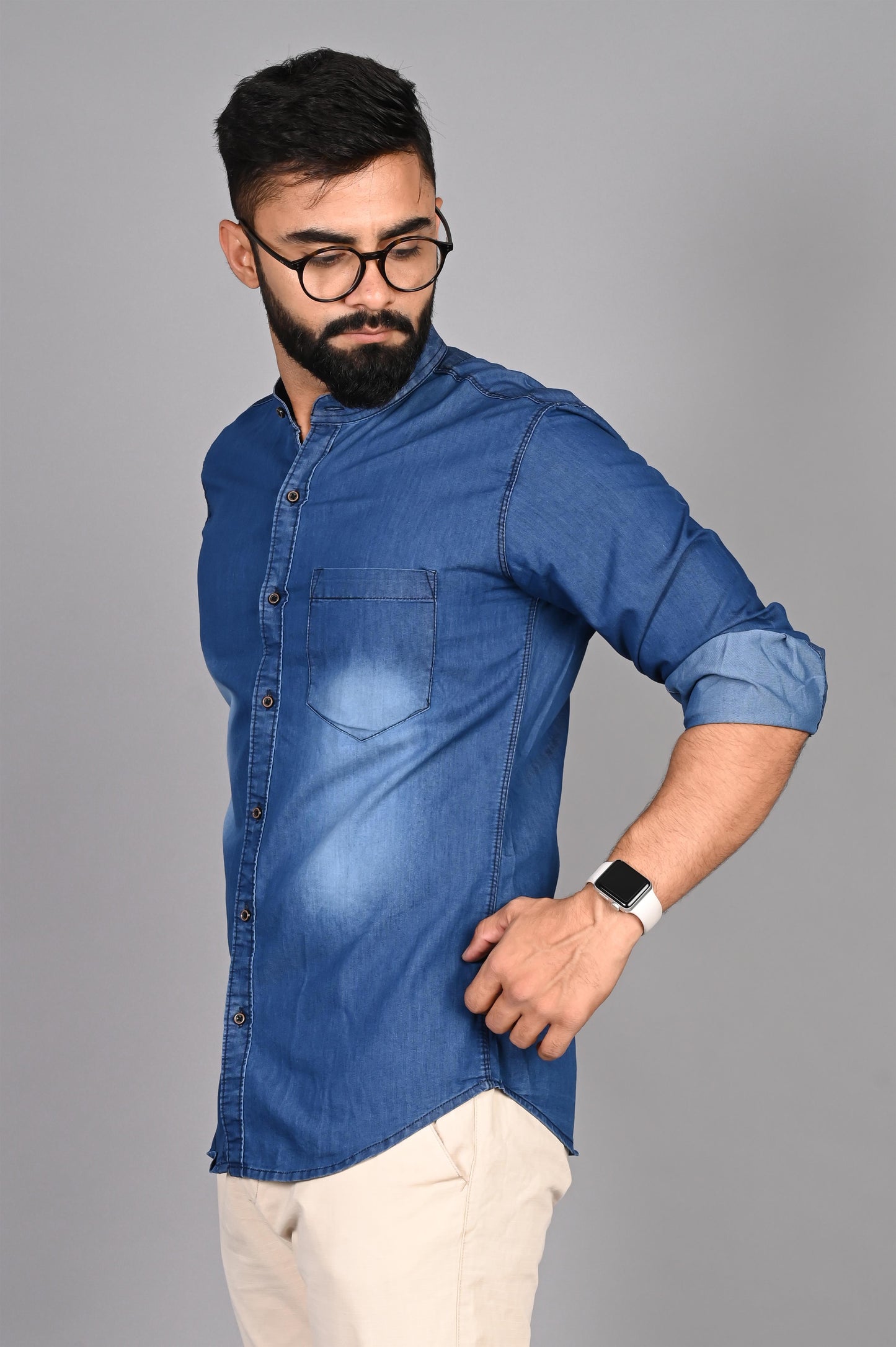Men Solid Casual Shirt