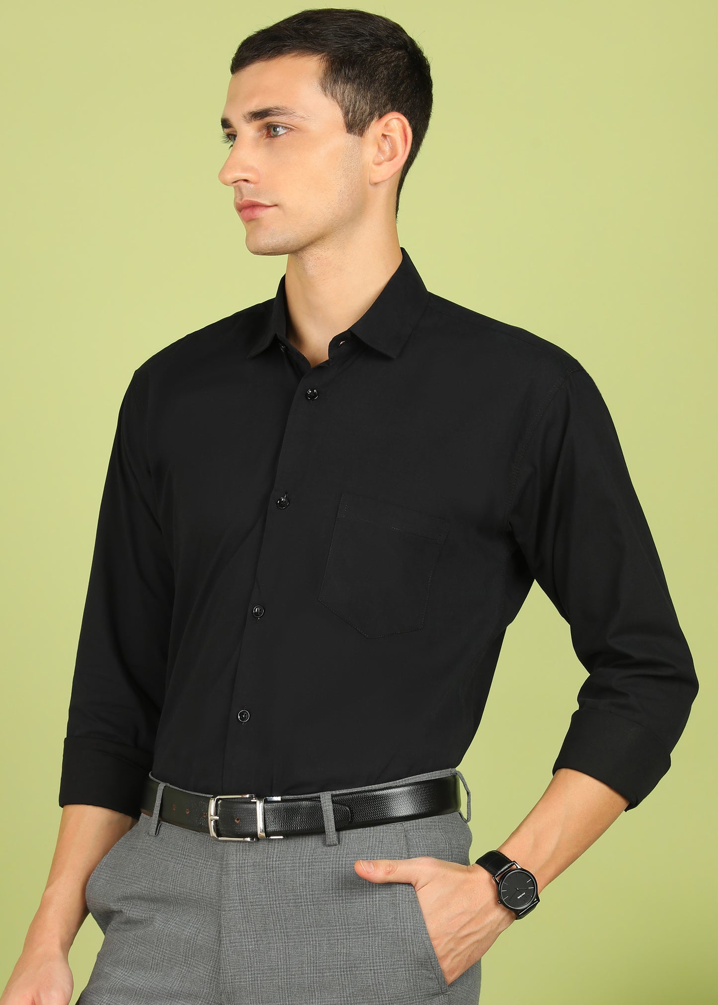 Men Solid Formal Shirt