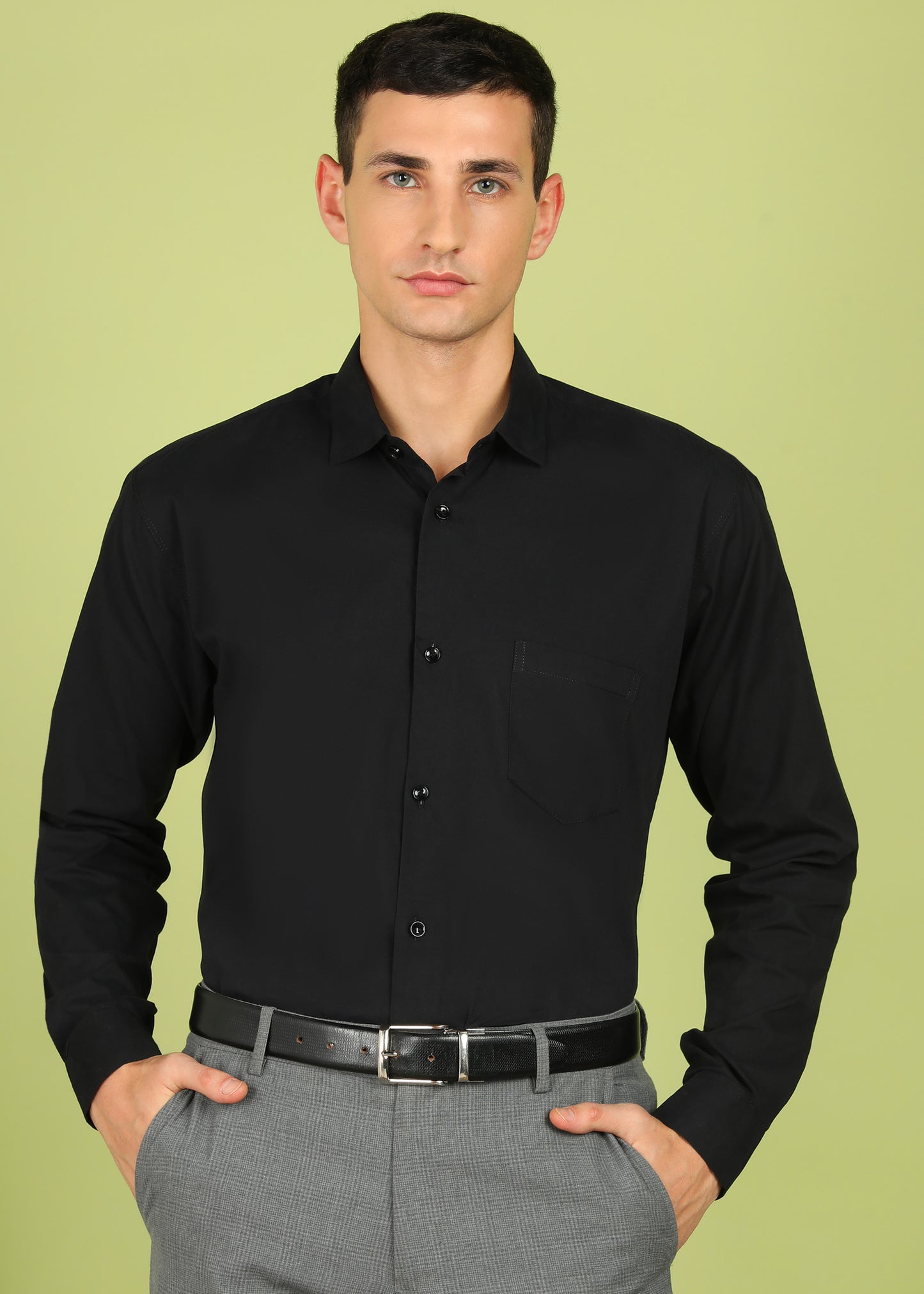 Men Solid Formal Shirt