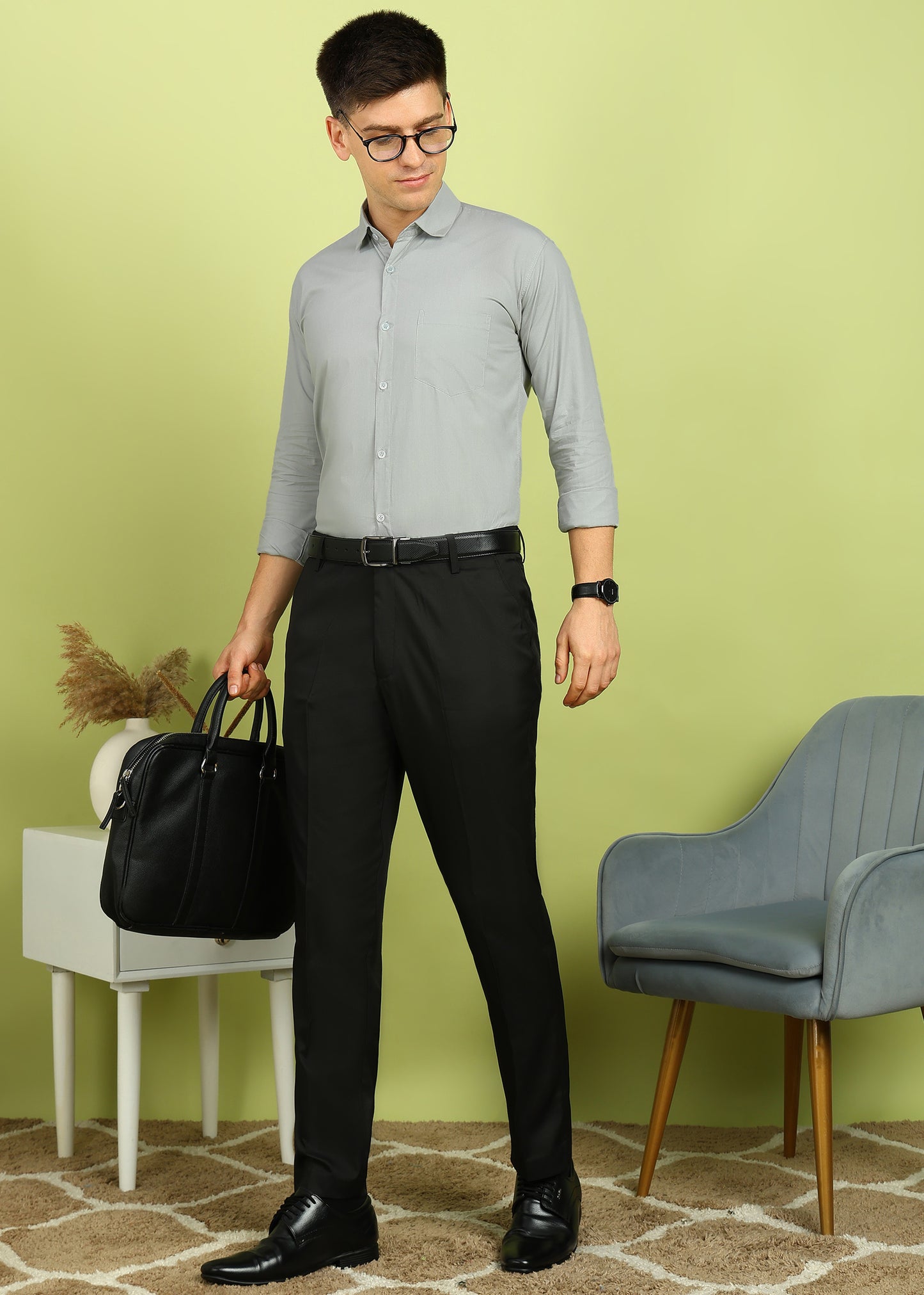 Men Solid Formal Shirt