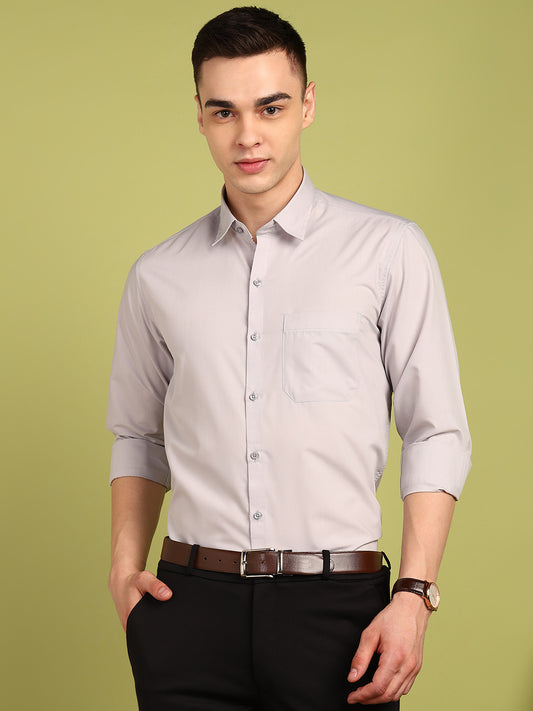 Men Solid Formal Shirt