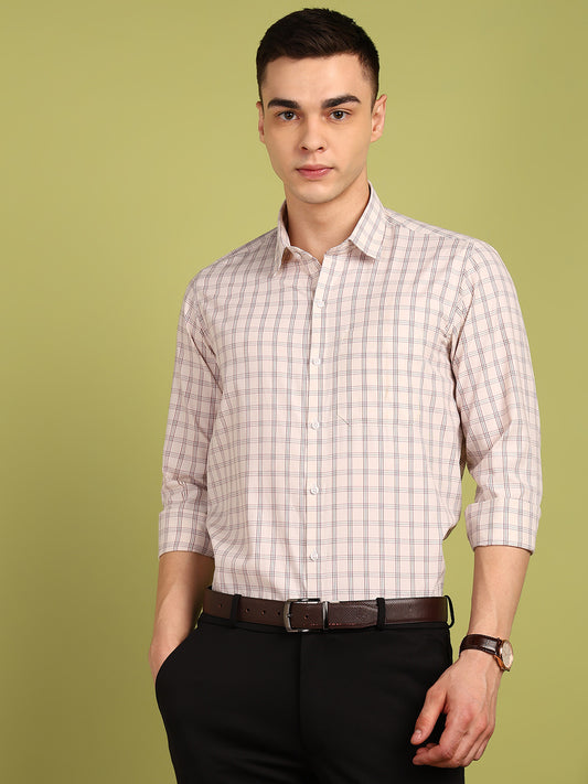 Men Checkered Formal Shirt
