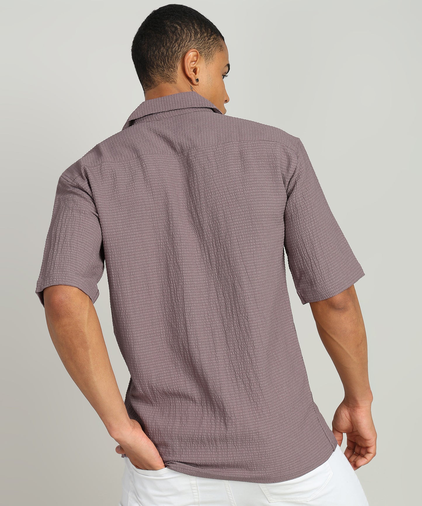 Men Solid Casual Shirt