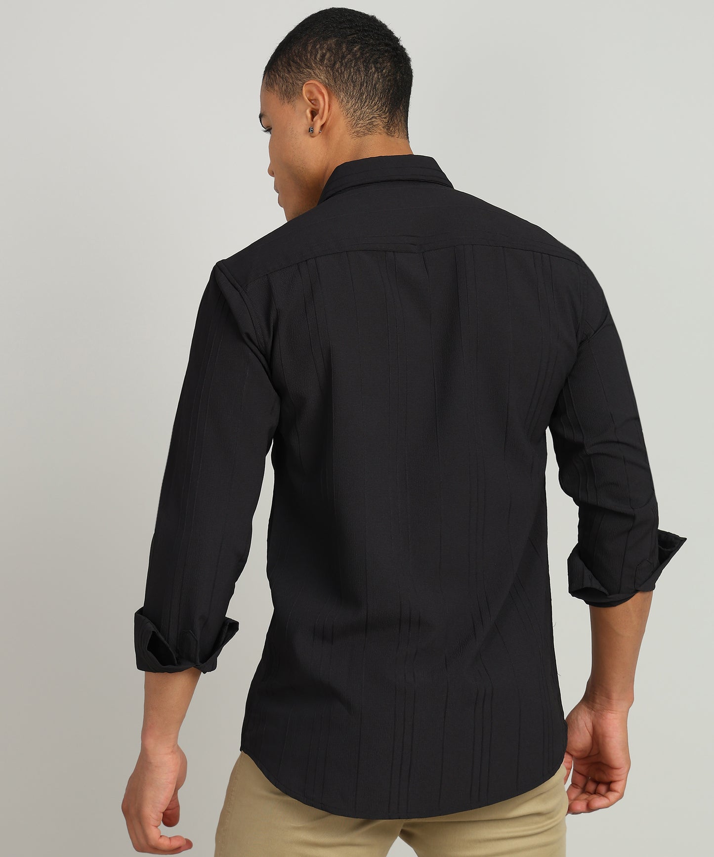 Men Solid Casual Shirt
