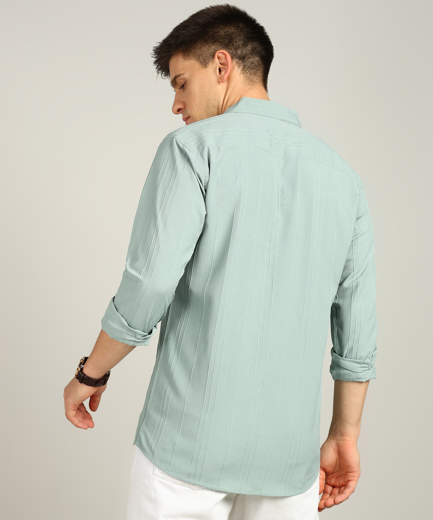 Men Solid Casual Shirt