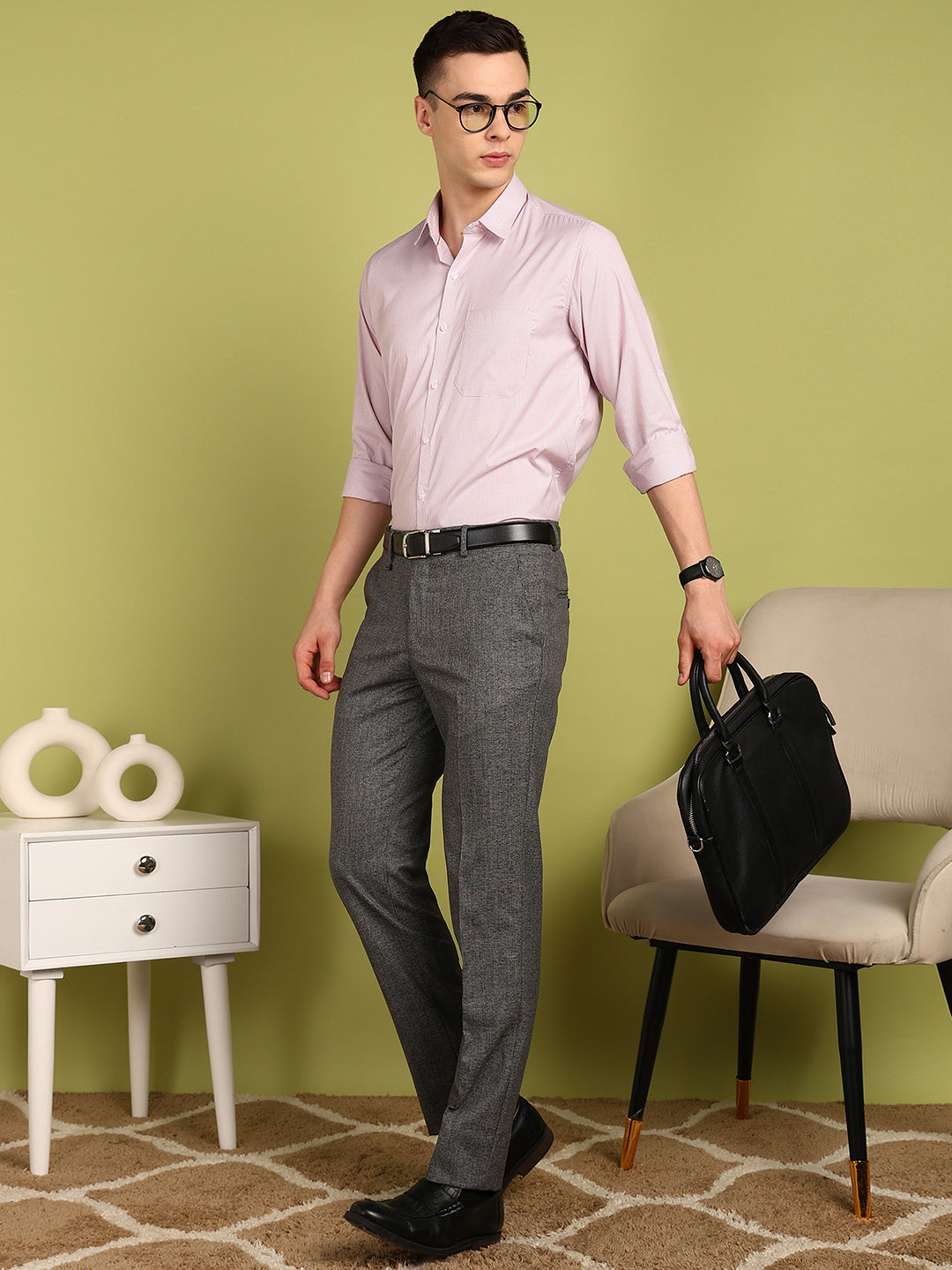 Men Checkered Formal Shirt