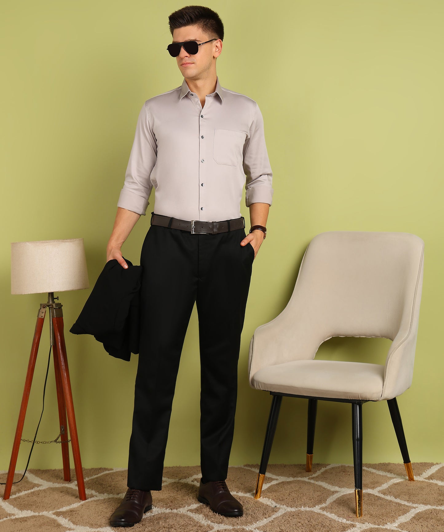 Men Solid Formal Shirt
