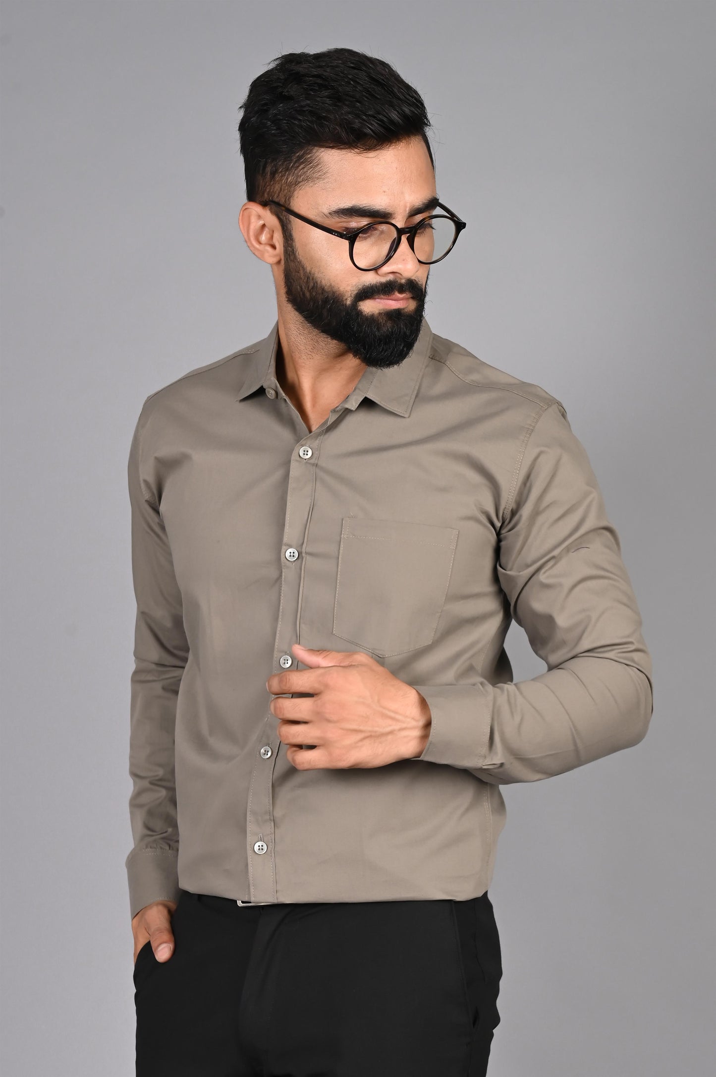 Men Solid Formal Multicolor Shirt (Pack of 2)