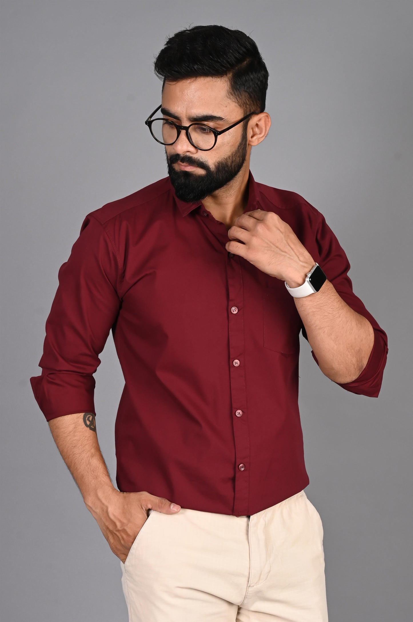 Men Solid Formal Multicolor Shirt (Pack of 2)
