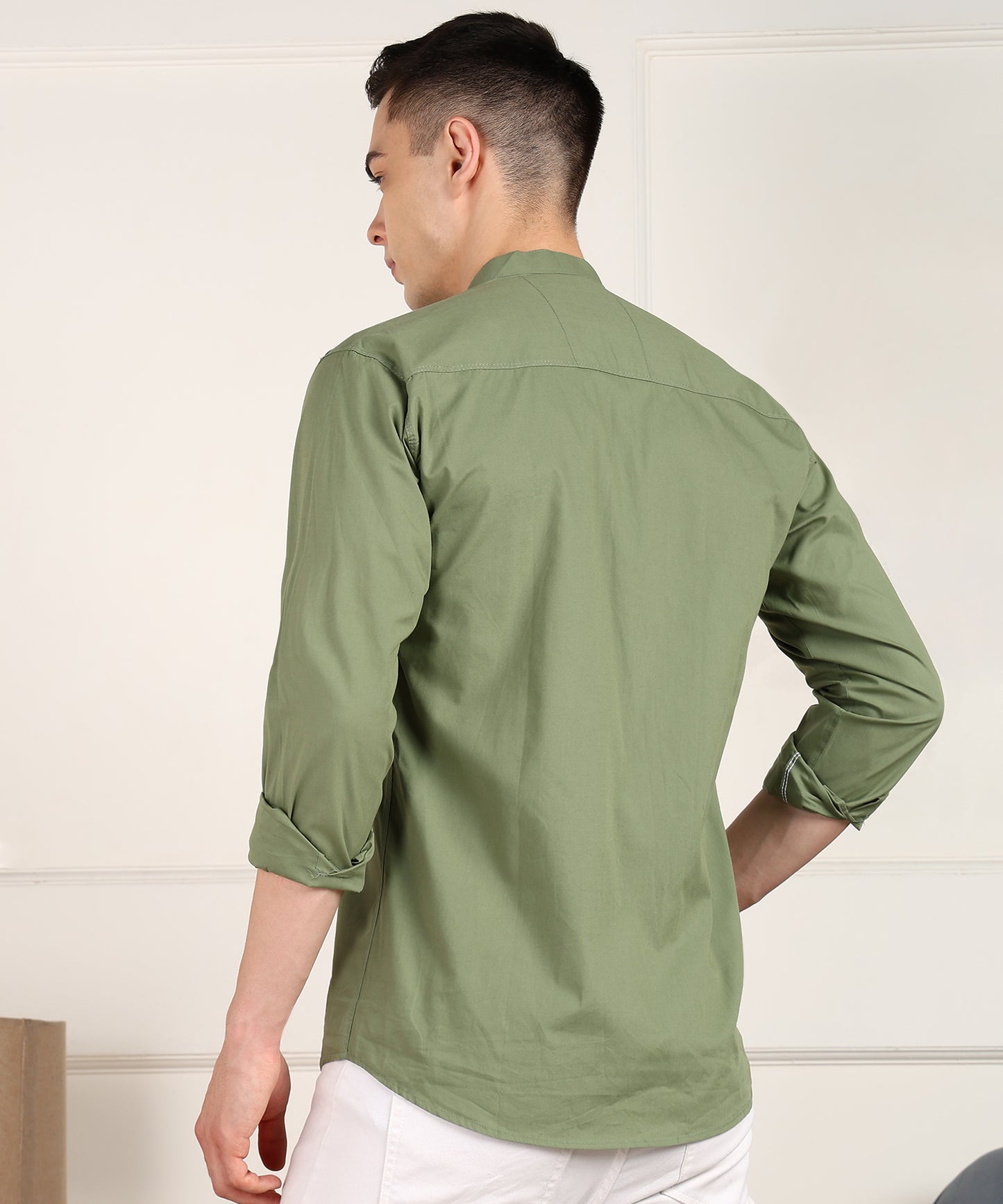 Men Solid Casual Shirt