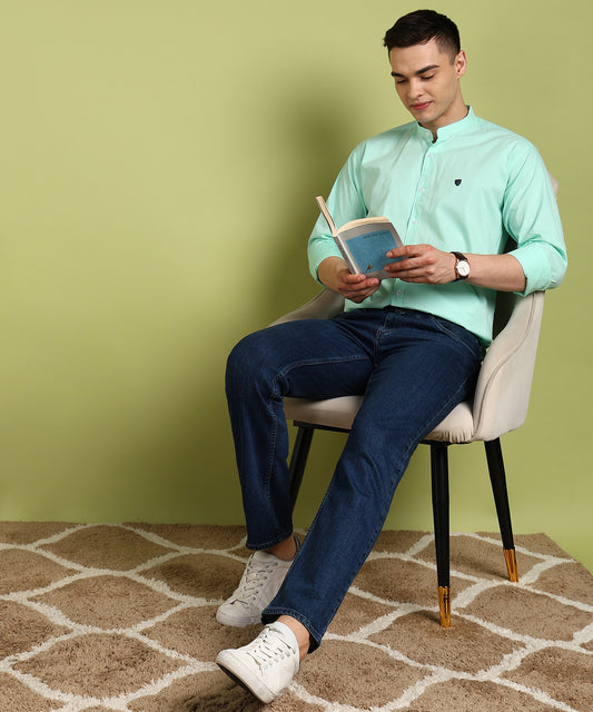 Men Solid Casual Shirt