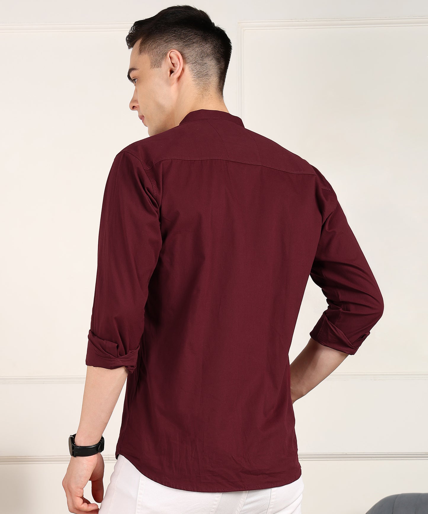 Men Solid Casual Shirt