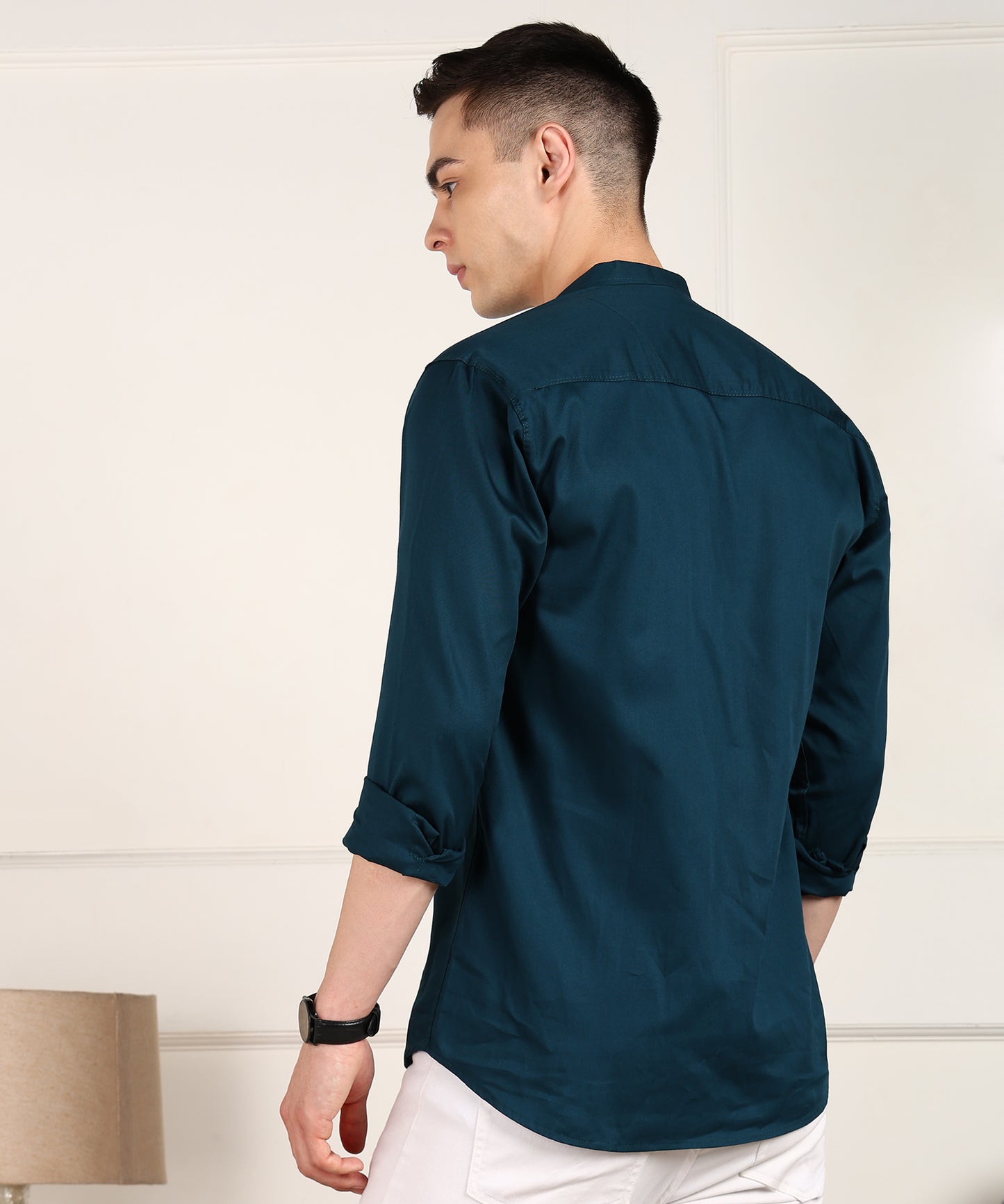 Men Solid Casual Multicolor Shirt (Pack of 2)