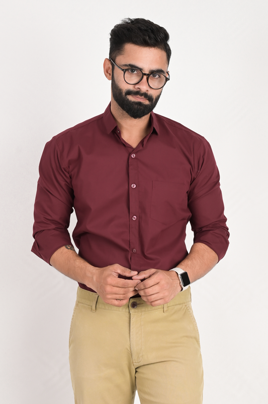 Solid Casual Shirt