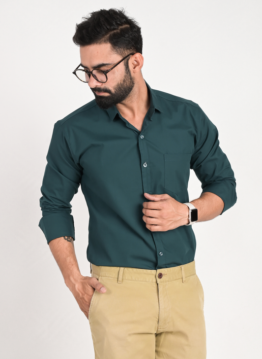 Solid Casual Shirt