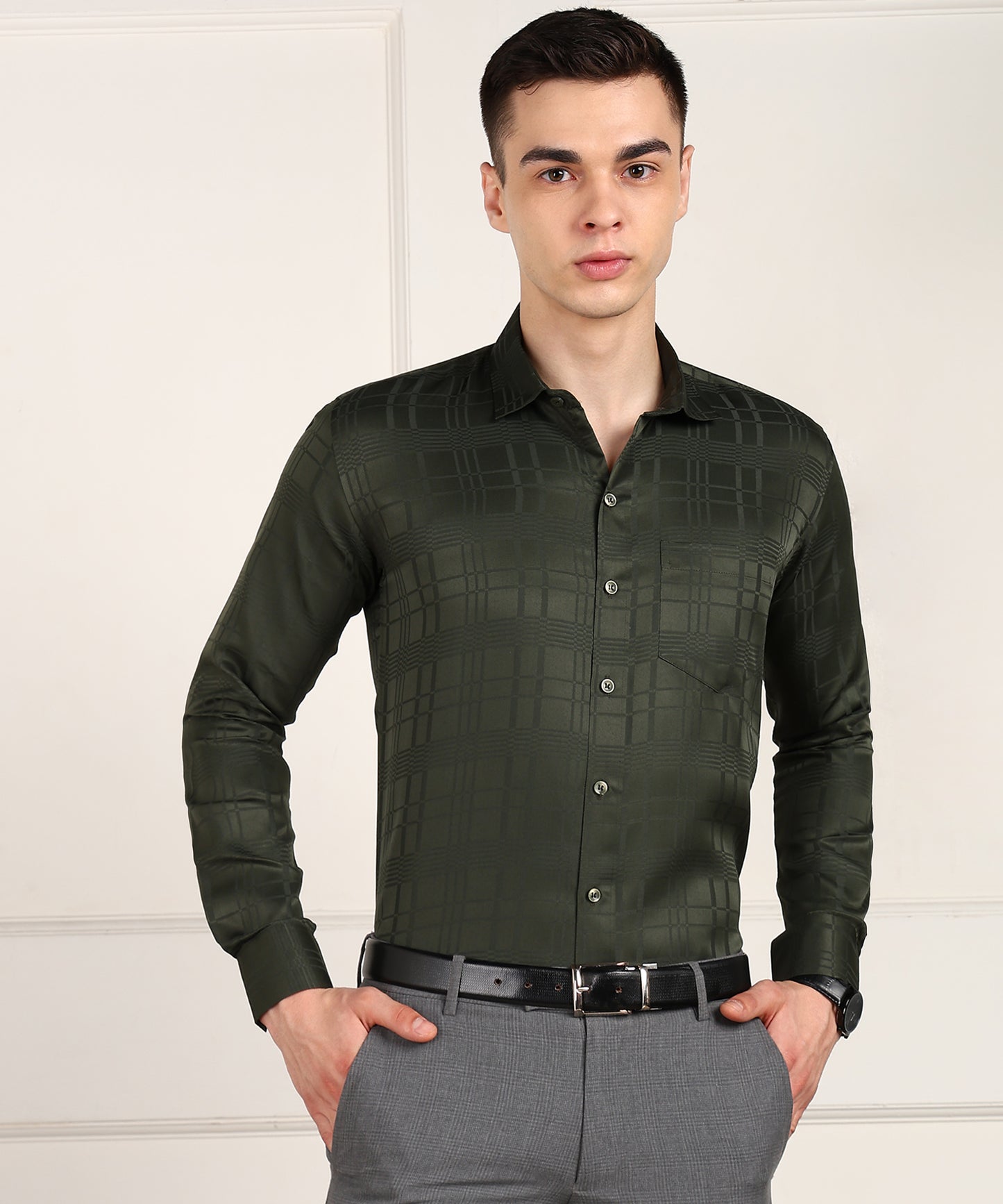 Men Checkered Casual Shirt