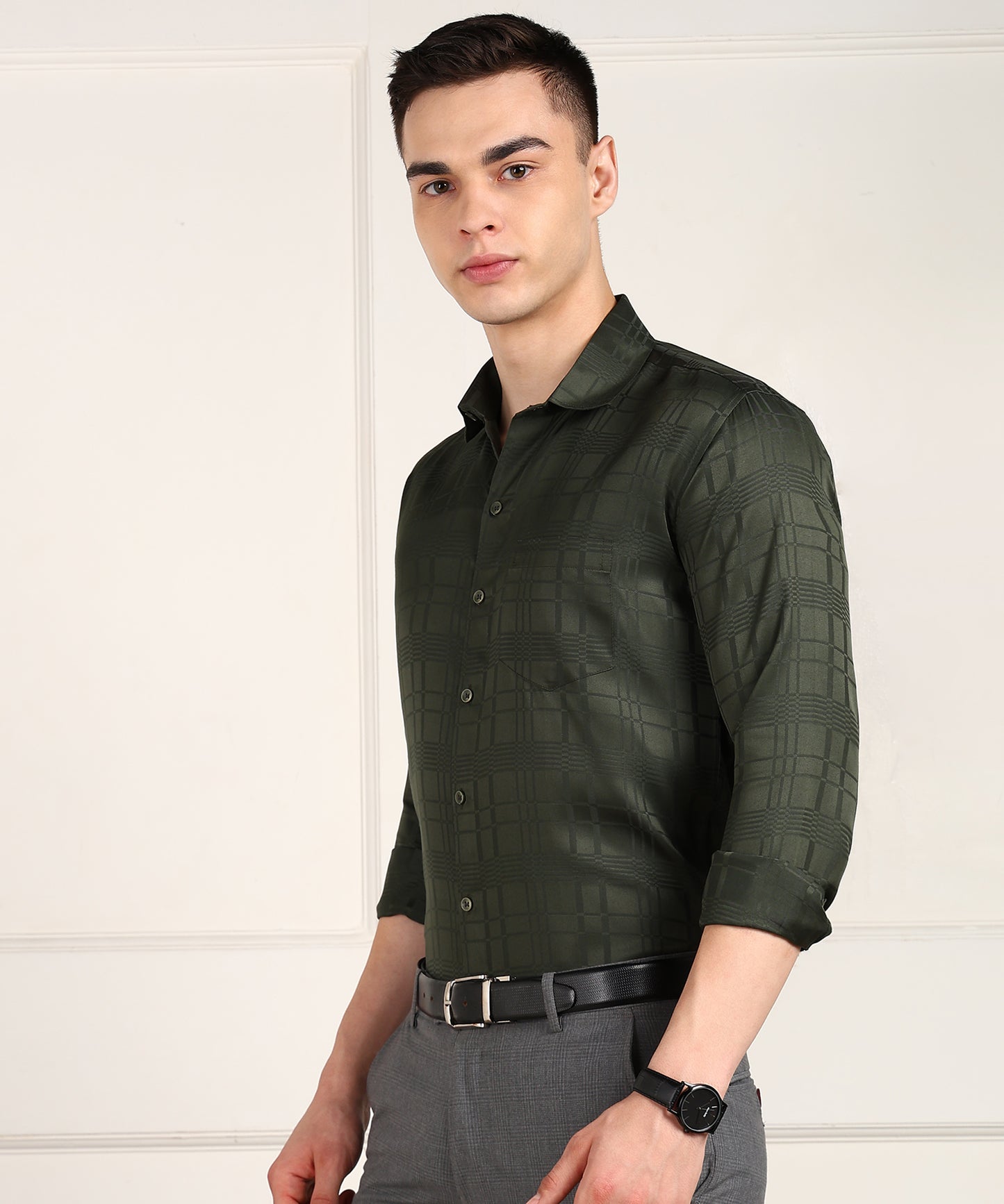 Men Checkered Casual Shirt