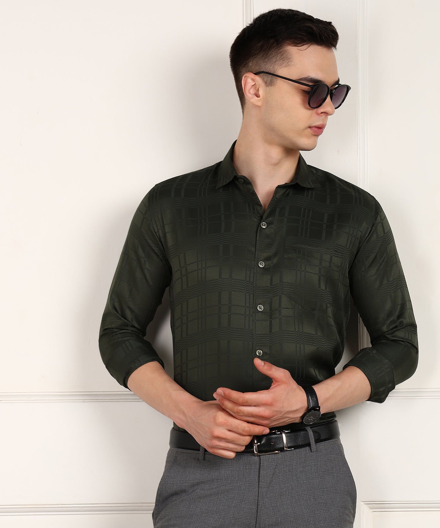 Men Checkered Casual Shirt