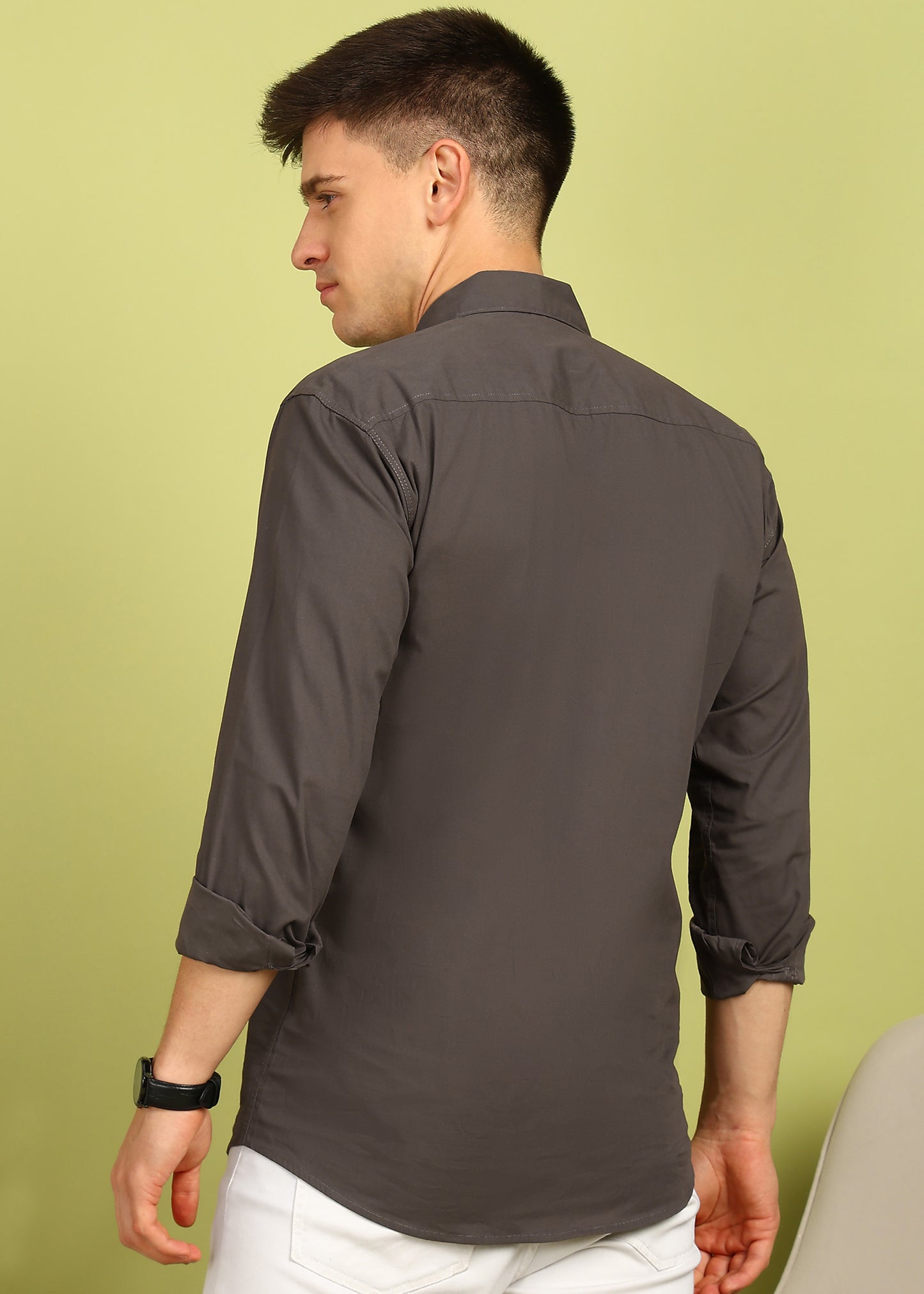 Men Solid Casual Shirt