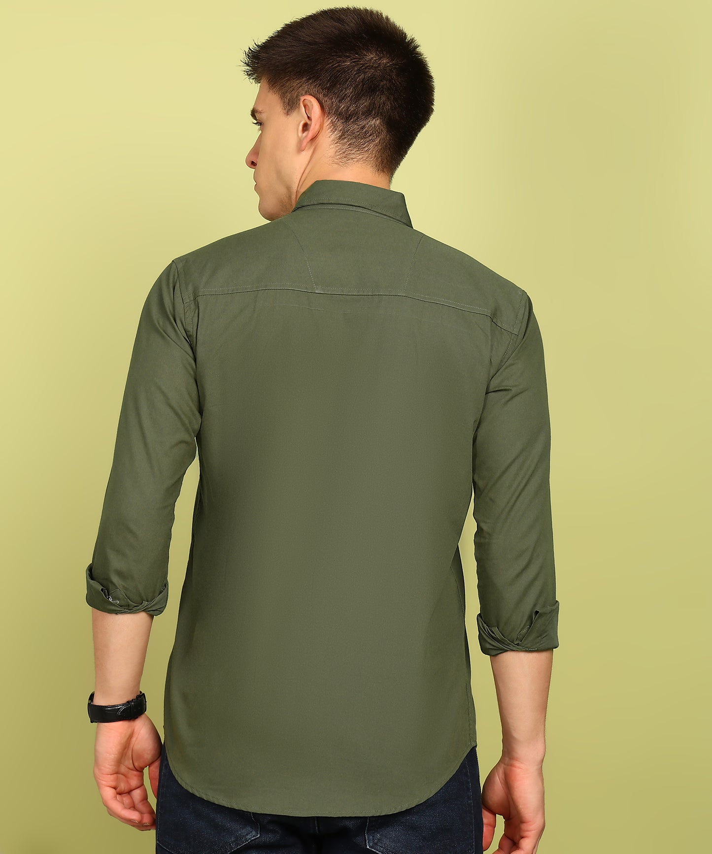 Men Solid Casual Shirt