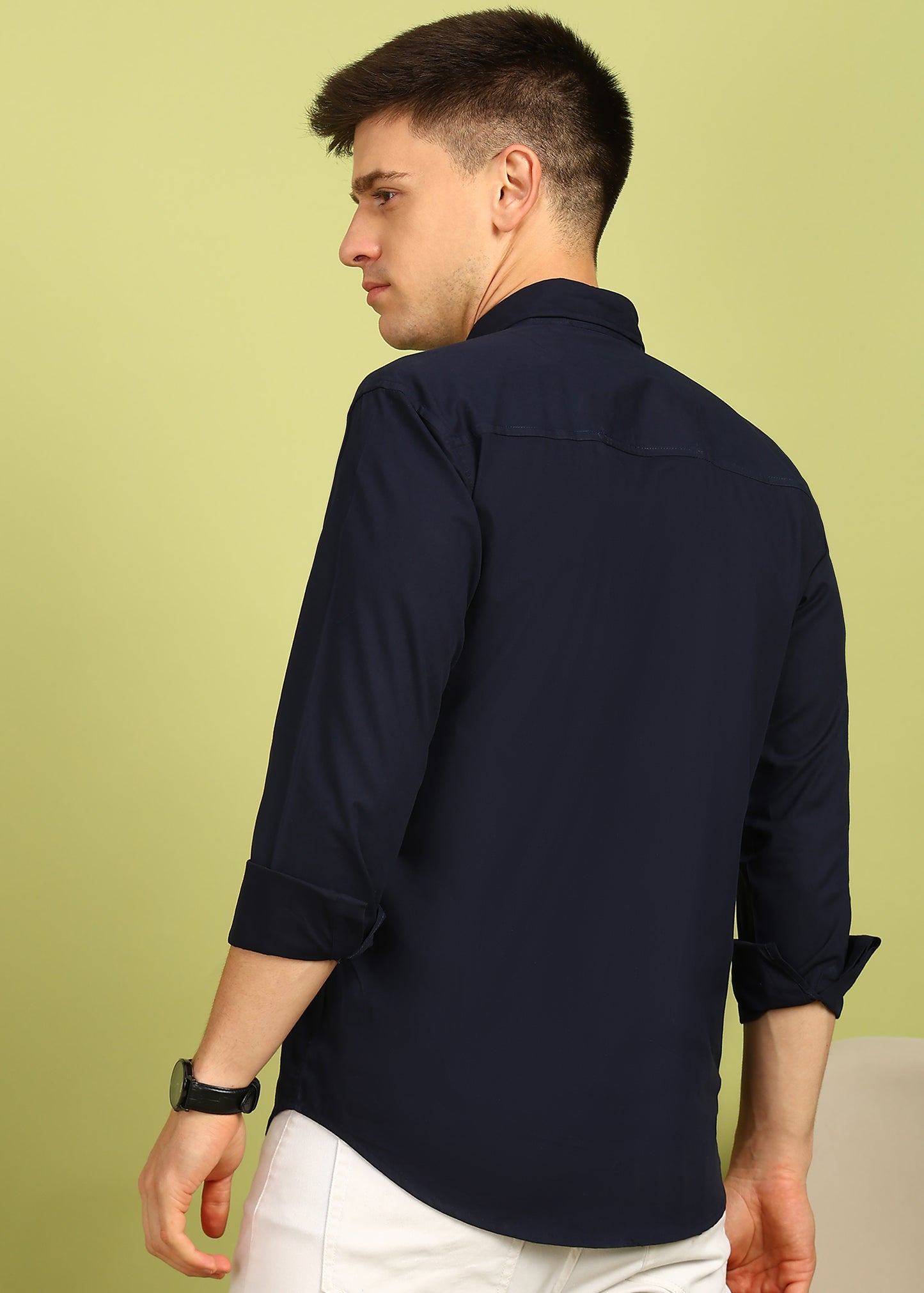 Men Solid Casual Shirt