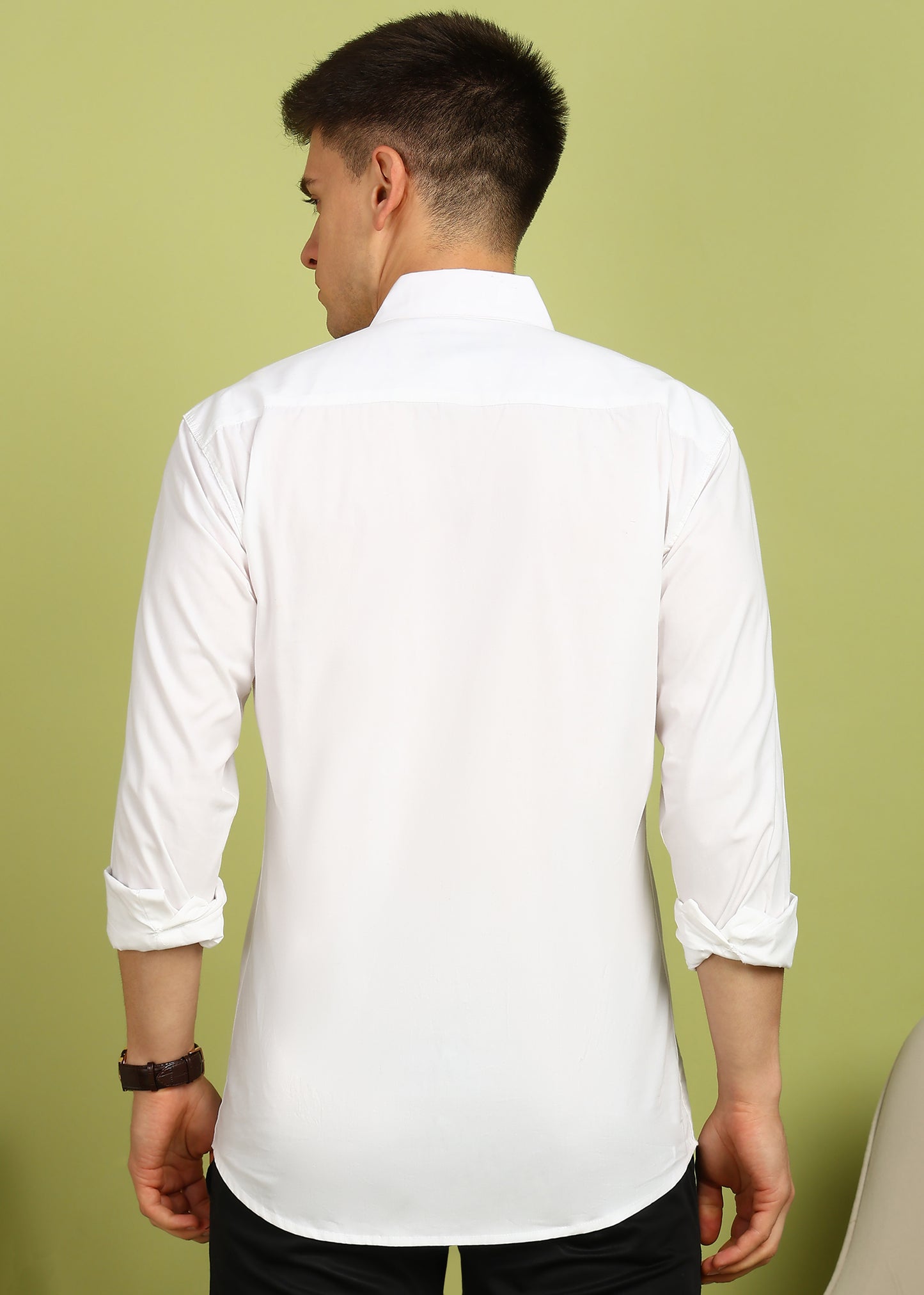 Men Solid Casual Shirt