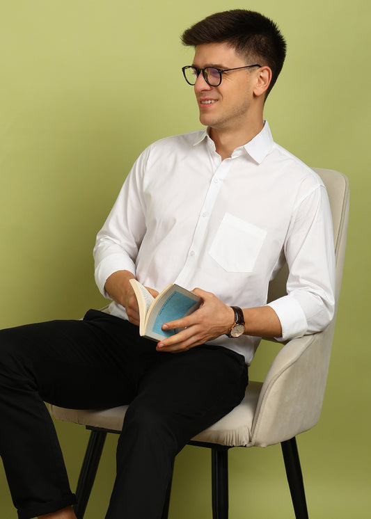 Men Solid Casual Shirt