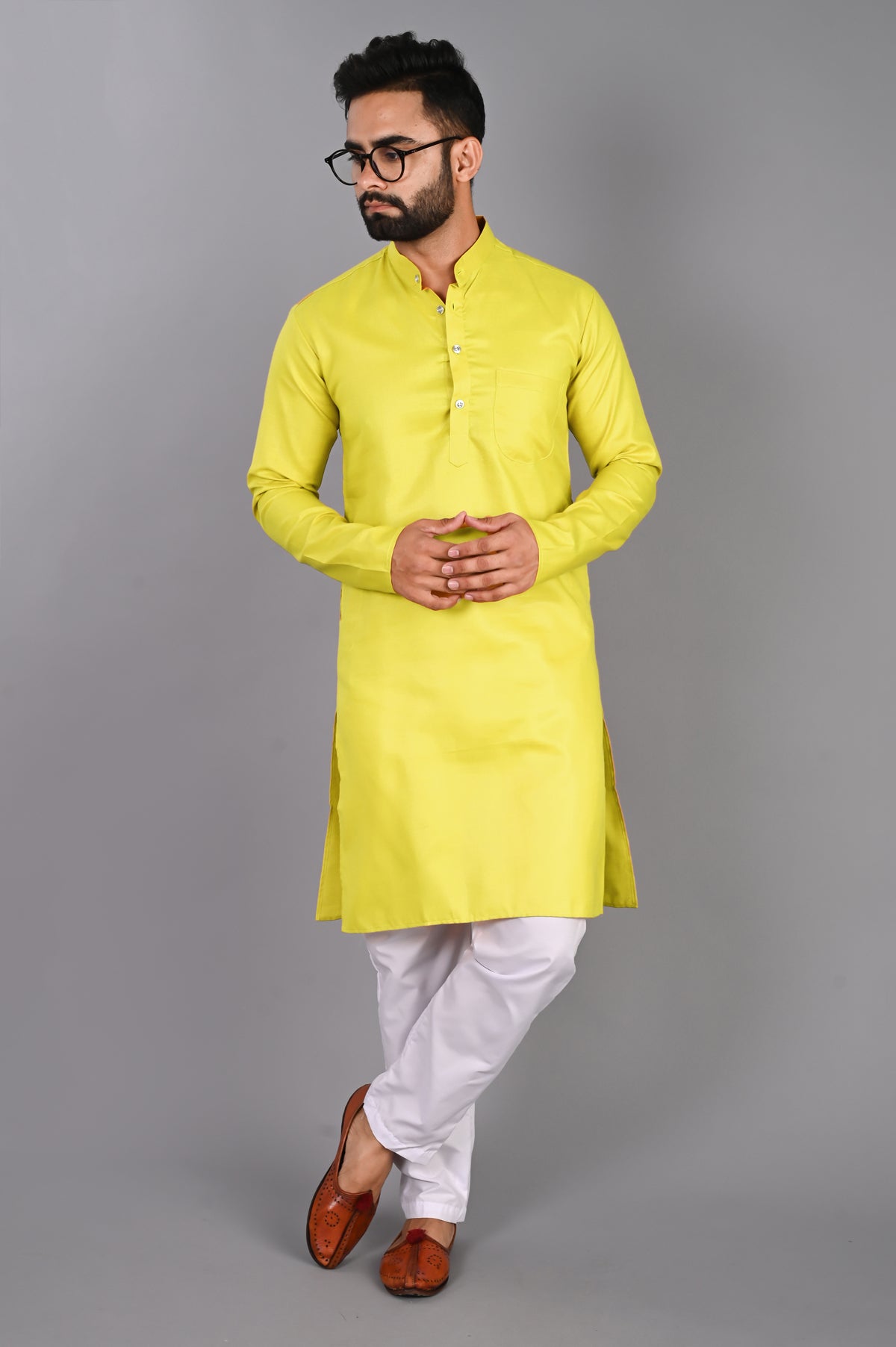 Men Kurta Pyjama Set