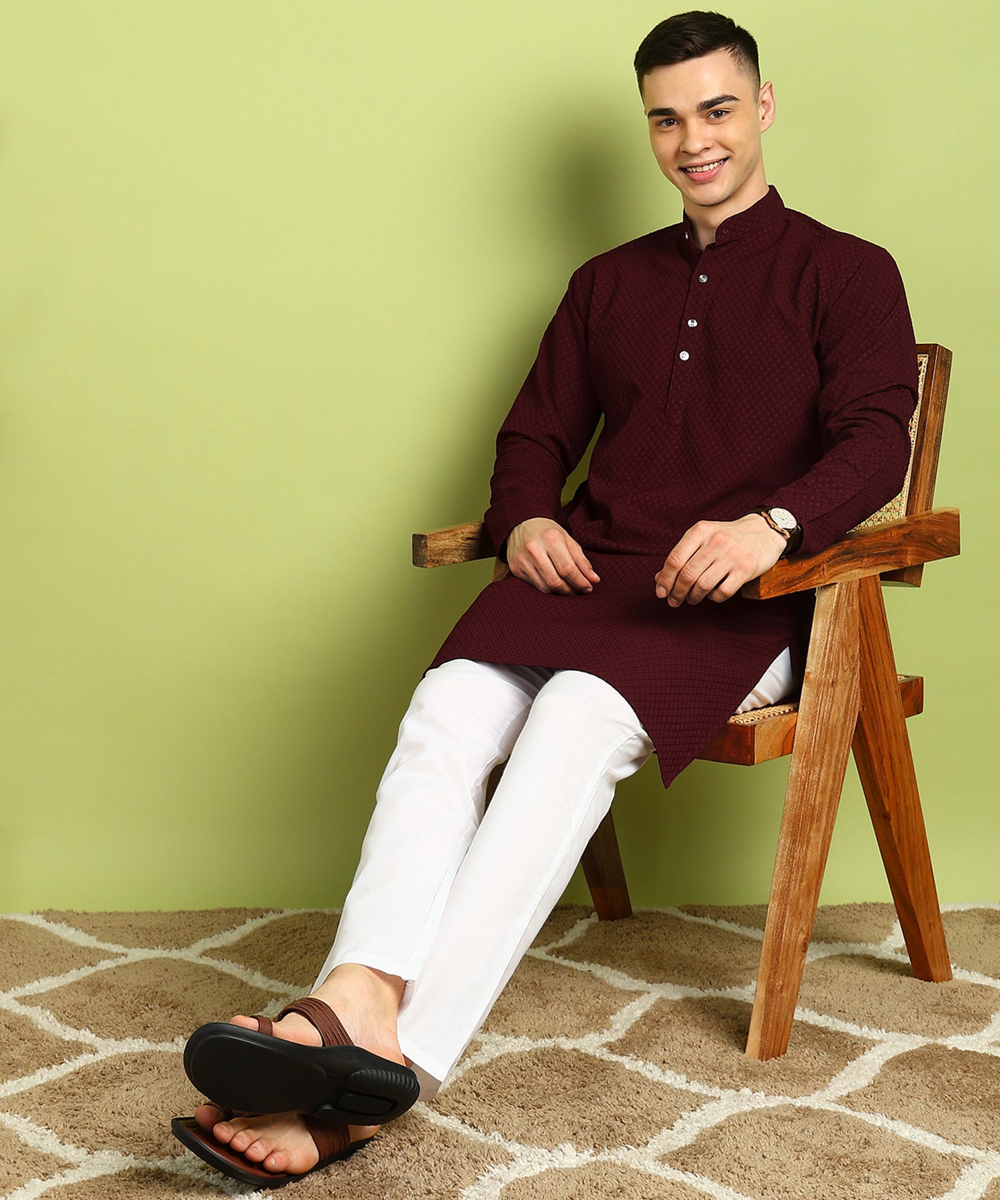 Men Kurta Pyjama Set