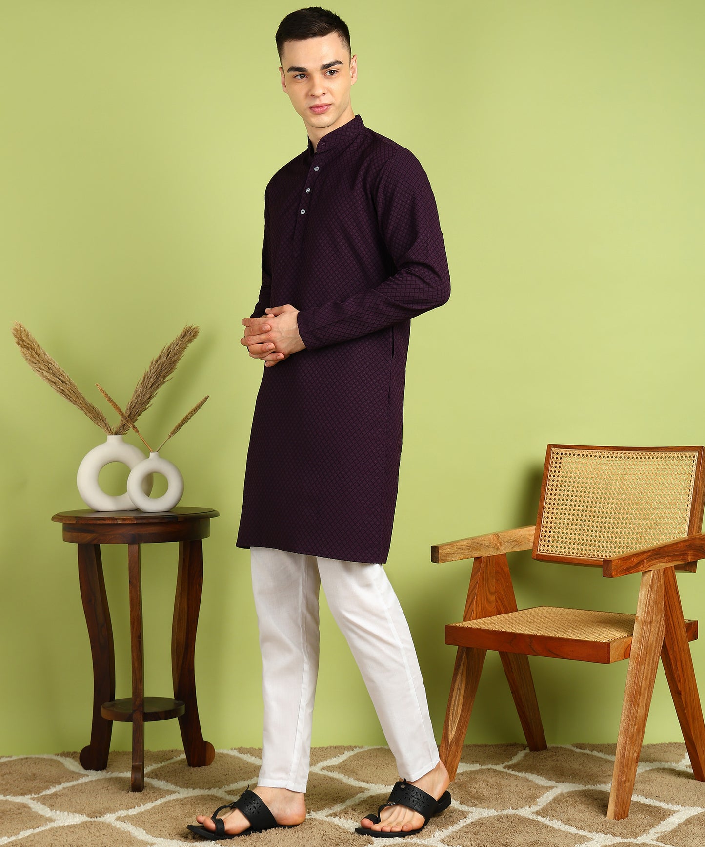 Men Kurta Pyjama Set