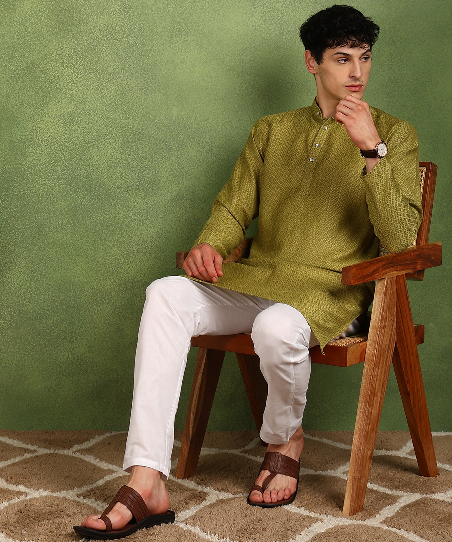 Men Kurta Pyjama Set
